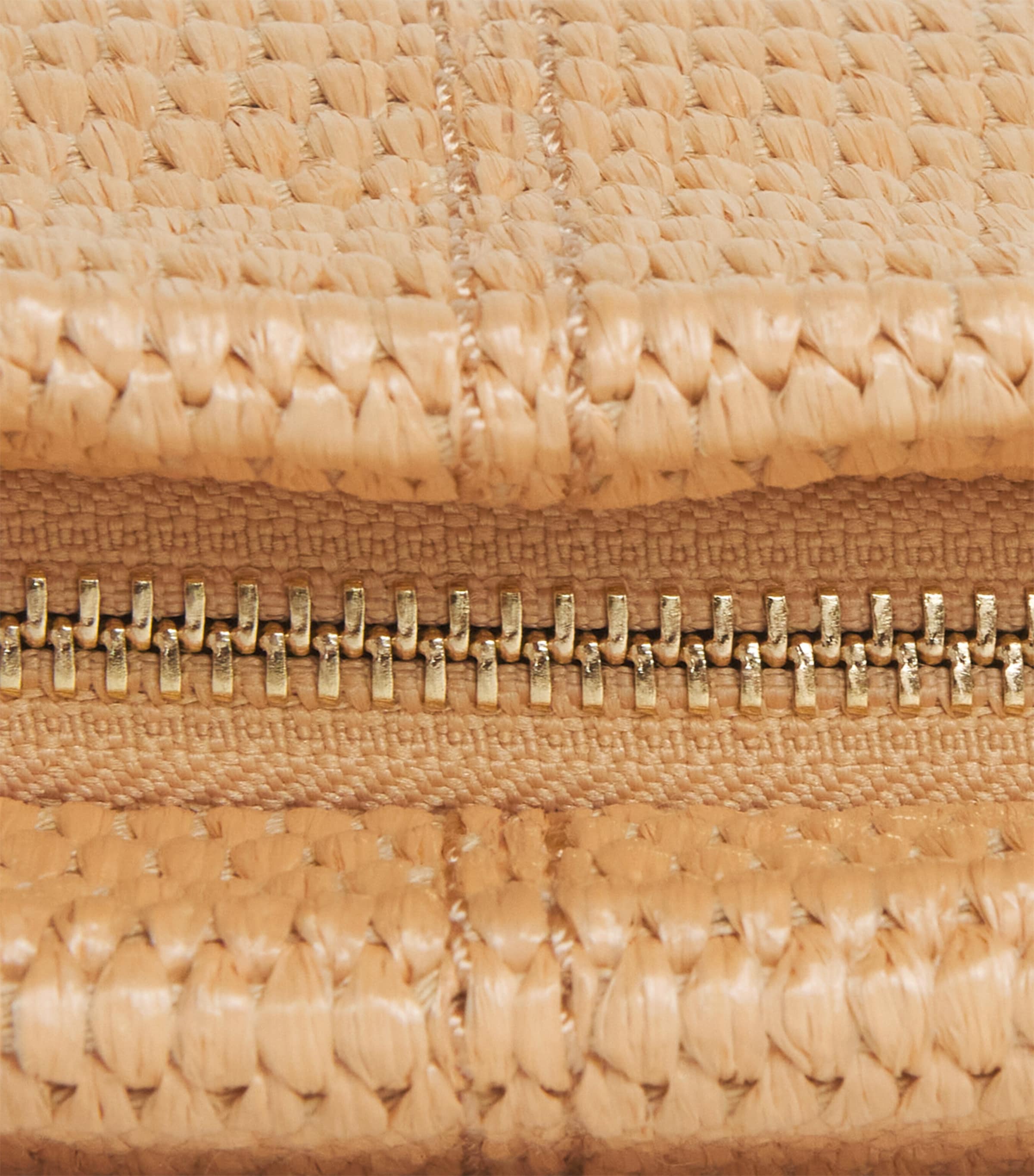 Maje Raffia Miss M Clutch Bag Beige Image 6