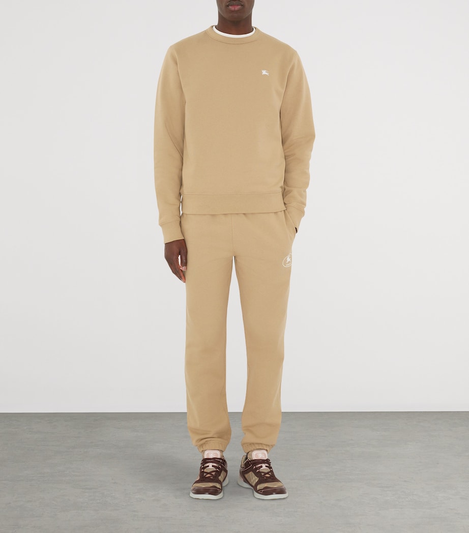 Cotton Knight Stamp Sweatshirt FLAX Image 2