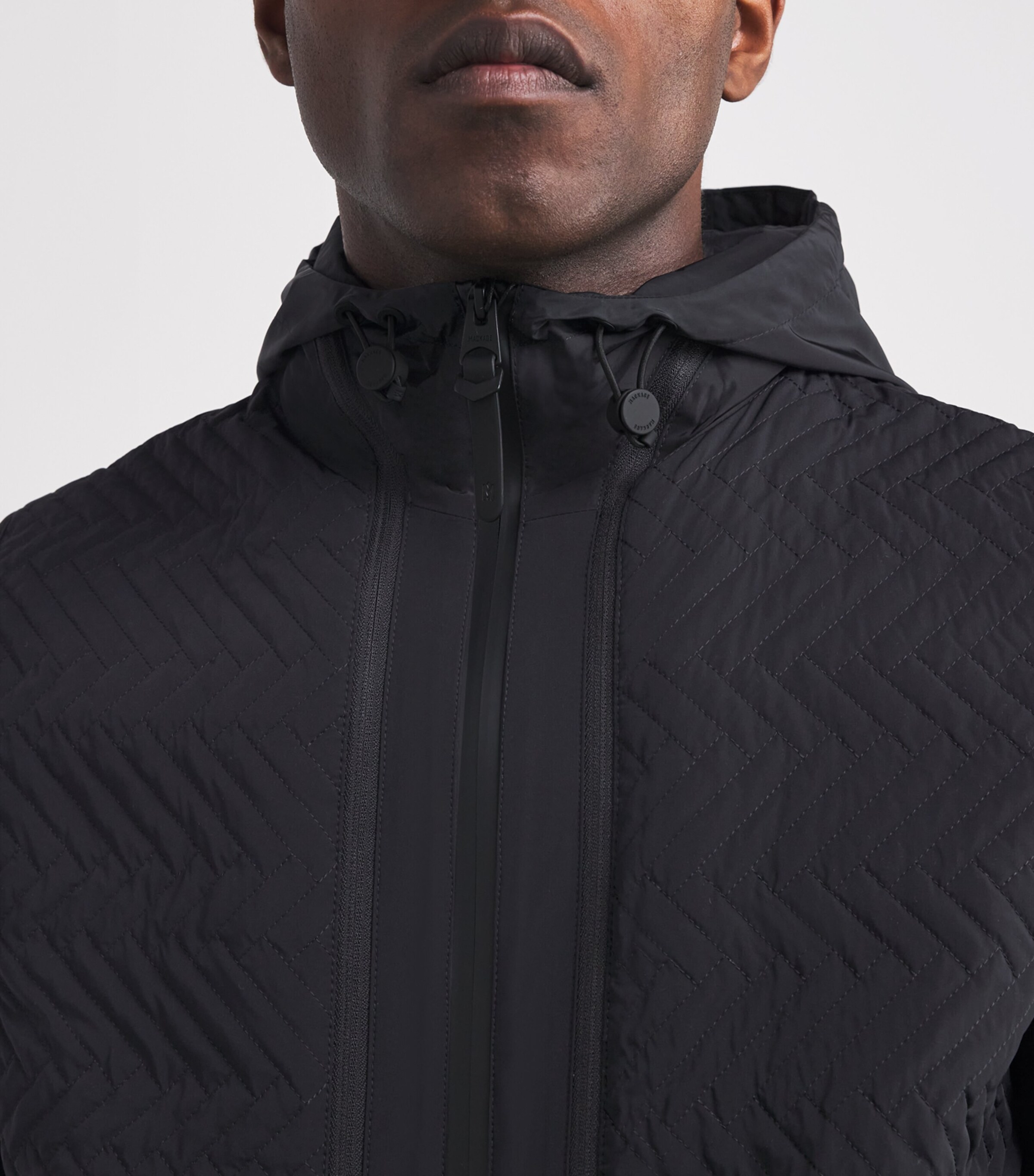 Down Quilted 3-in-1 Barret Jacket BLACK Image 6