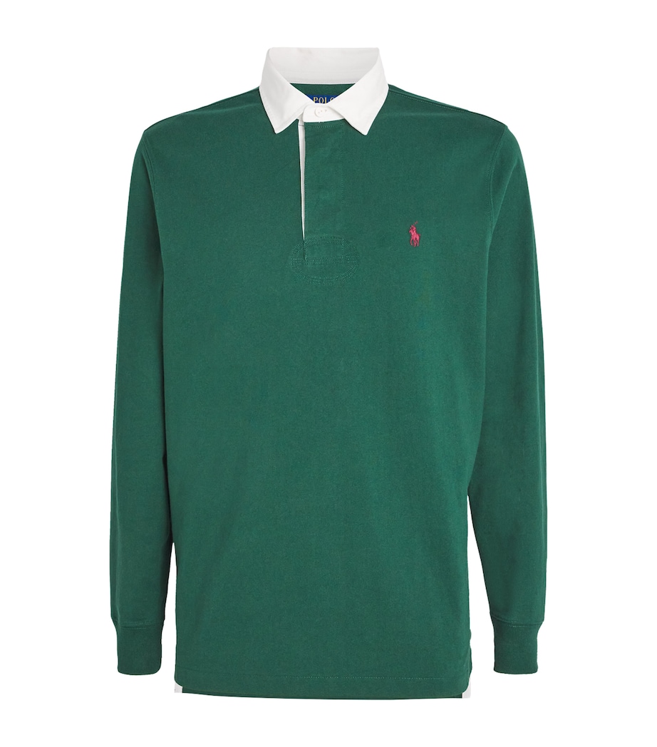 Cotton The Iconic Rugby Shirt GREEN Image 1