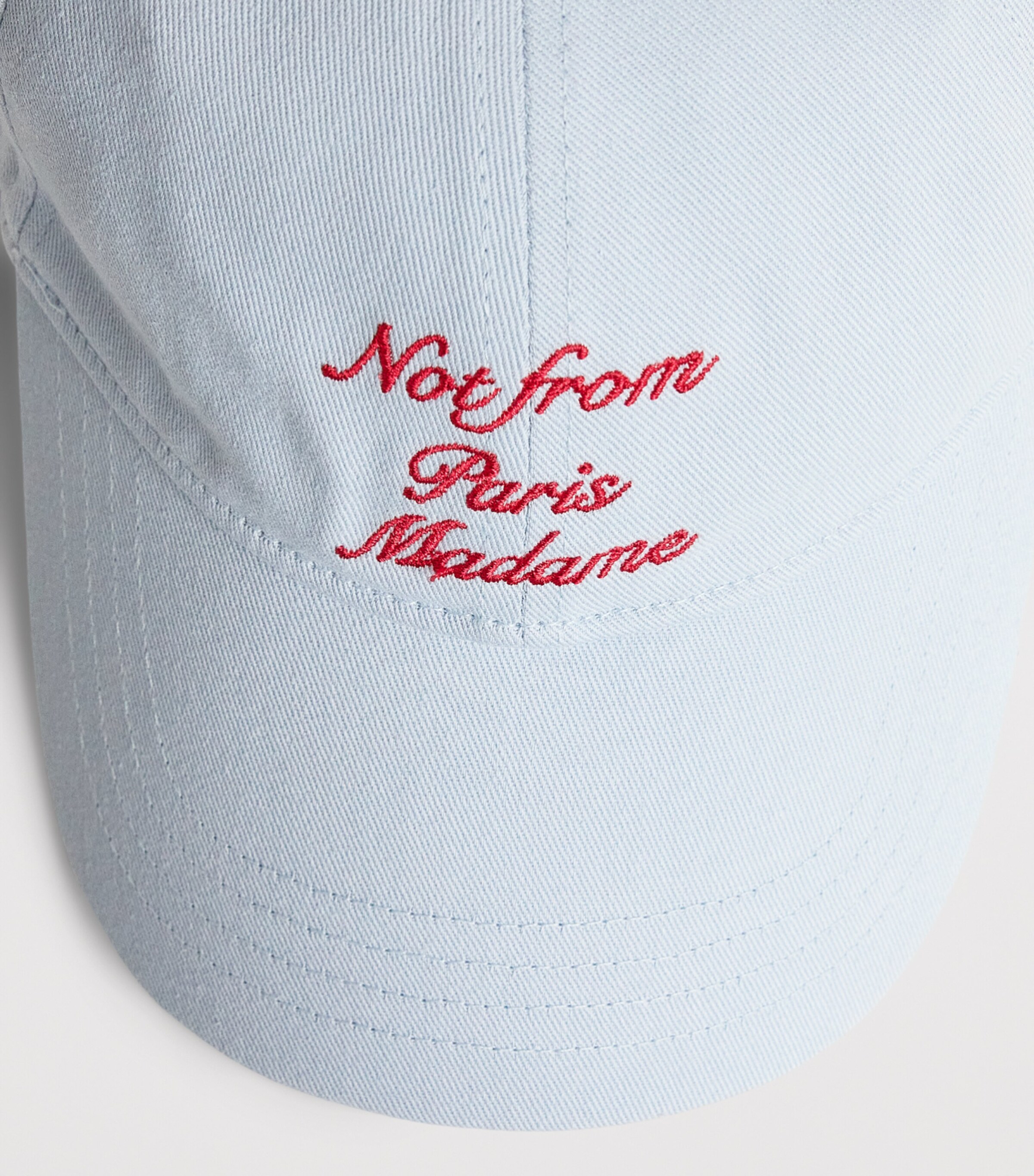 Drôle De Monsieur Cotton La Casquette Baseball Cap Lbe / Light Blue Image 4
