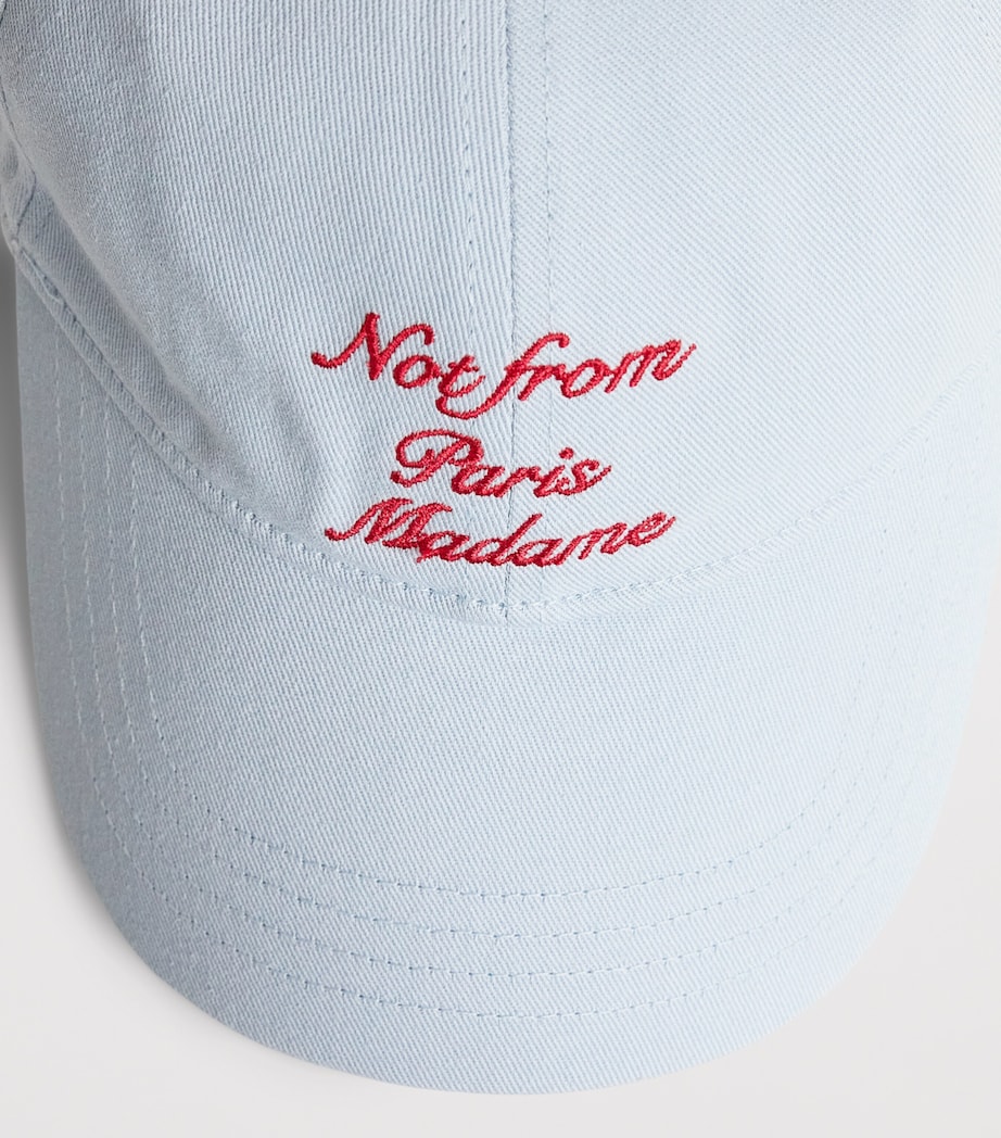 Drôle De Monsieur Cotton La Casquette Baseball Cap Lbe / Light Blue Image 4