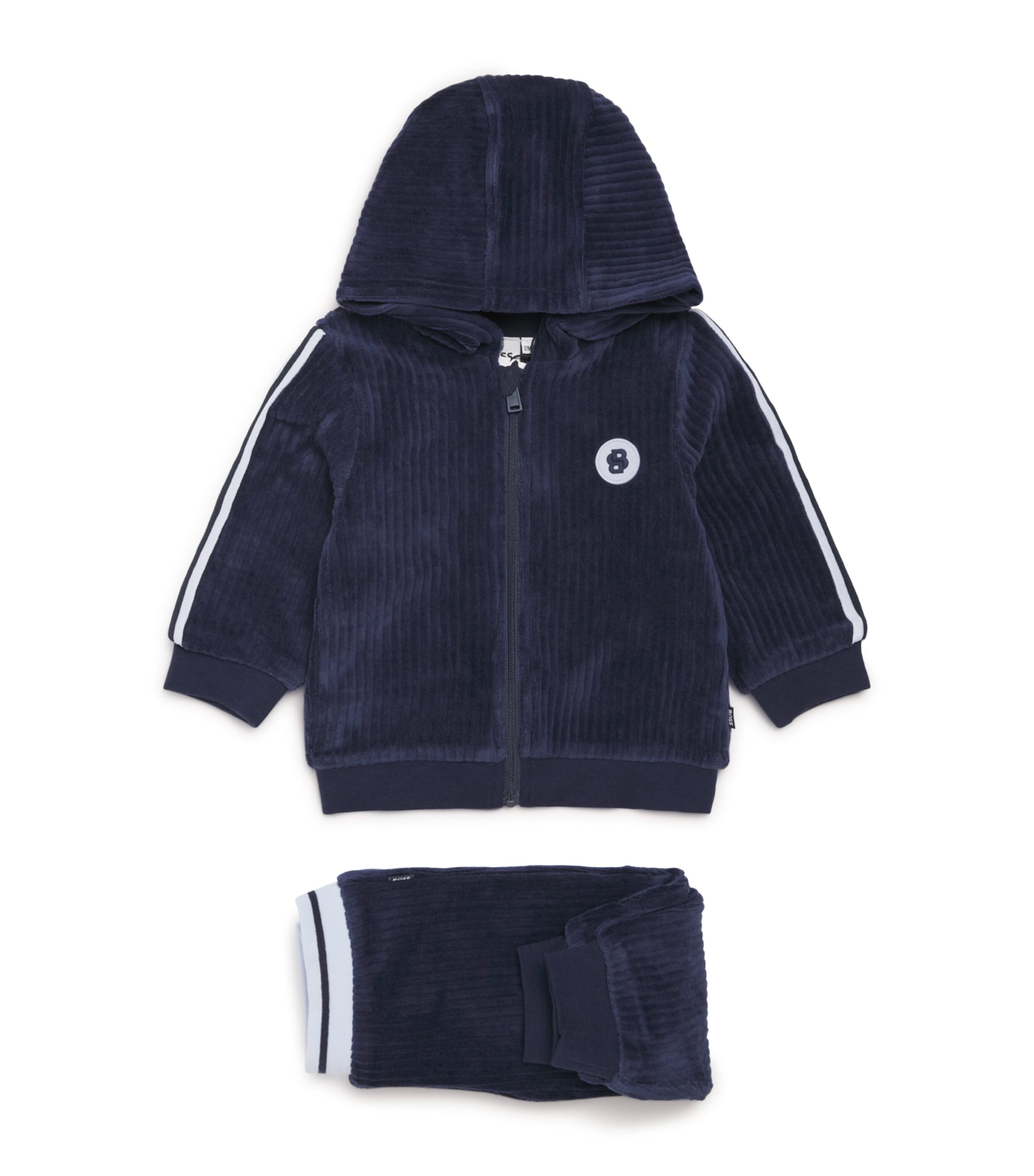 Bosswear Cotton-blend Logo Tracksuit In Blue