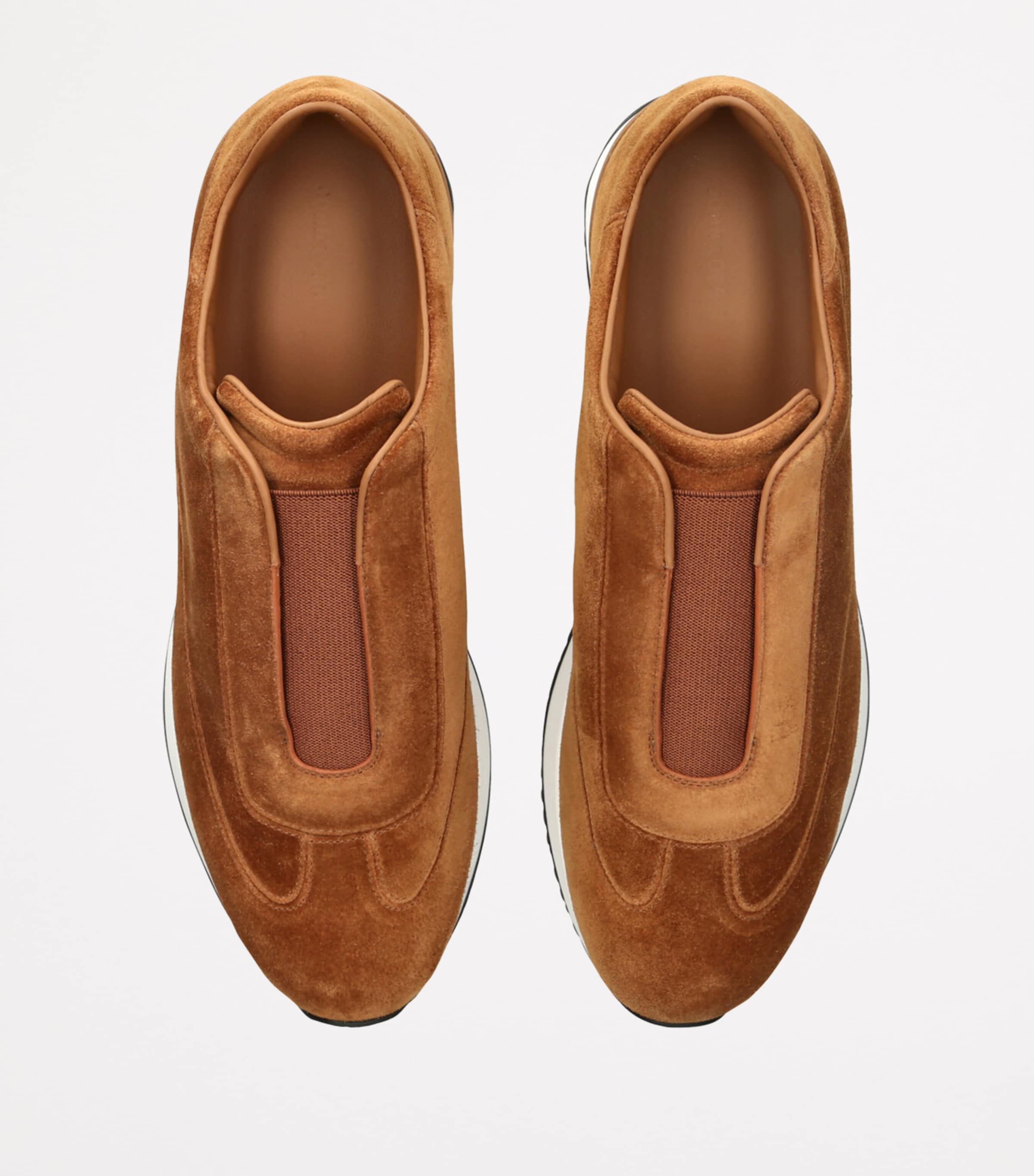 Suede Lift Slip-On Sneakers BROWN Image 4