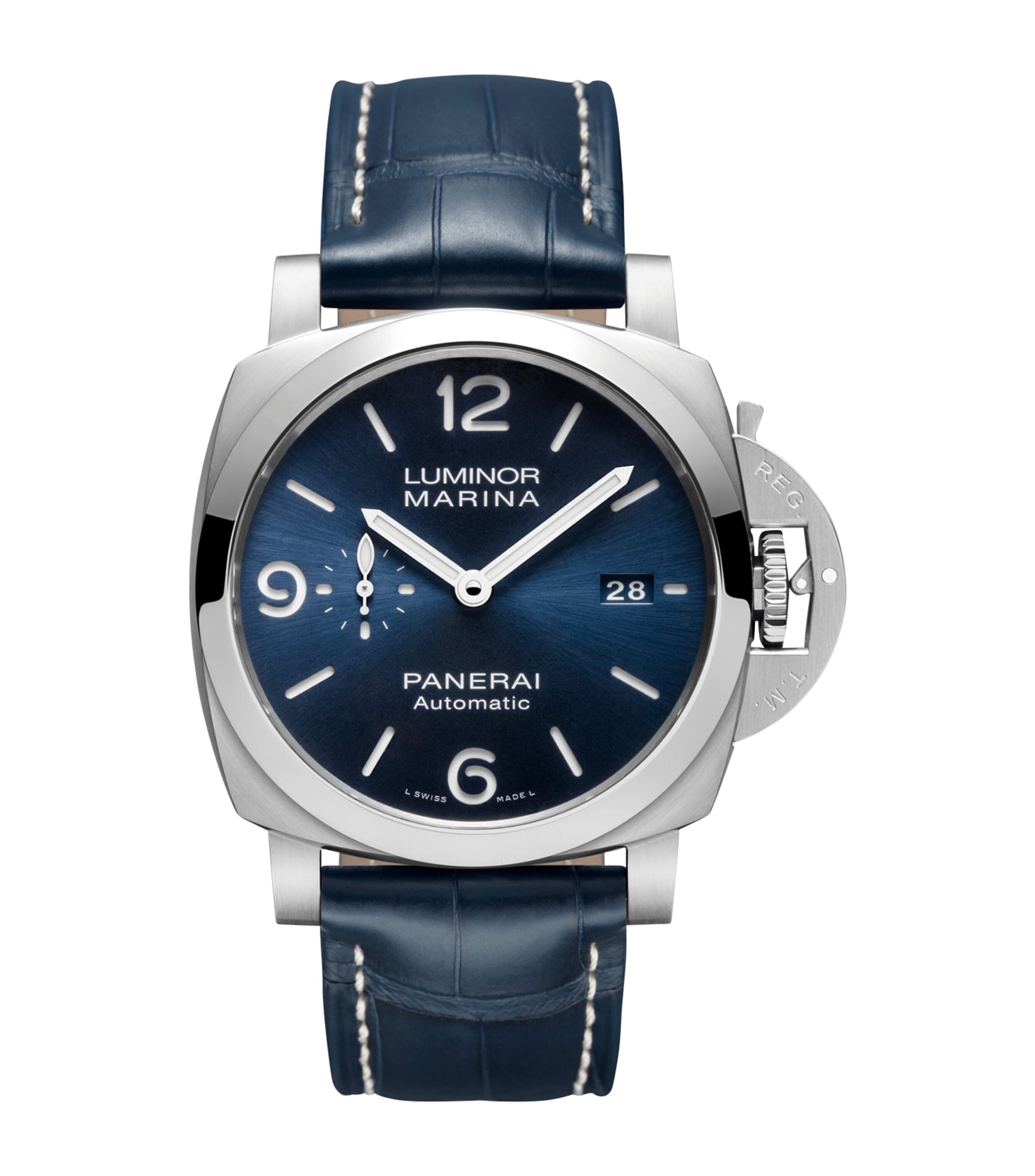 Stainless Steel Luminor Marina Watch 44mm BLUE Image 1