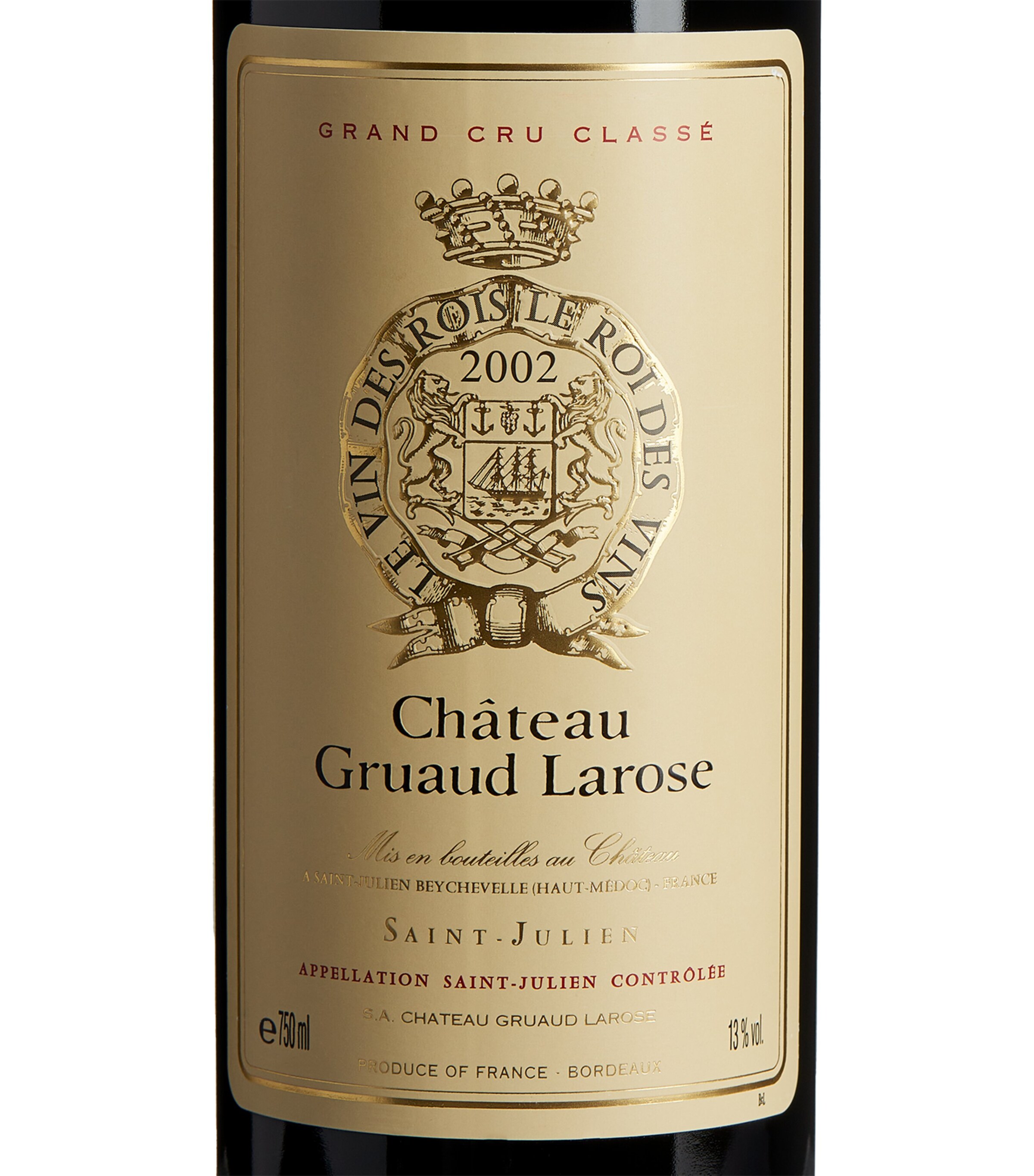 Château Gruaud-Larose Château Gruaud Larose 2002 (75l) - Saint Julien, France Image 2