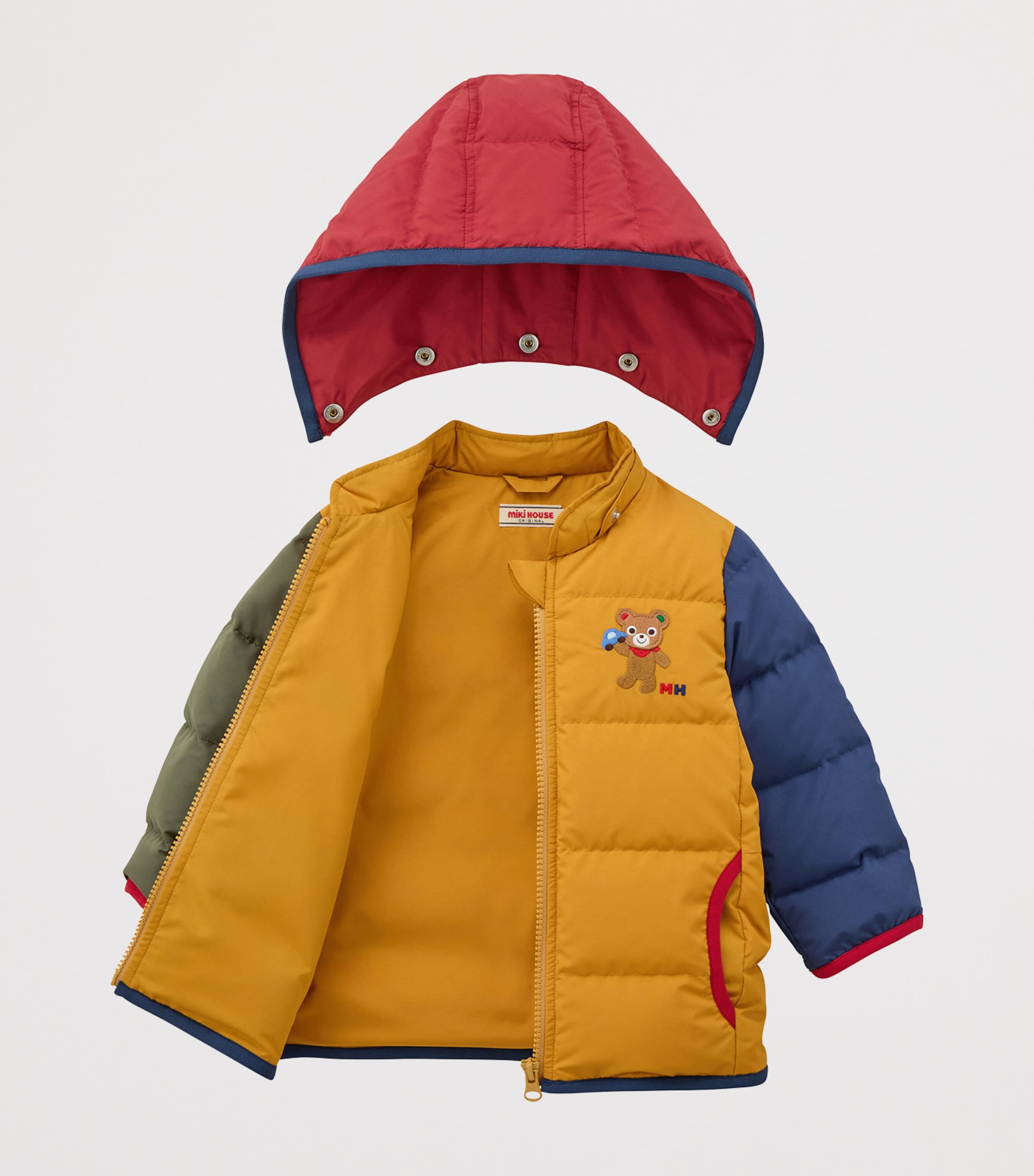 Miki House Down Puffer Jacket (12 Months-7 Years) Image 2