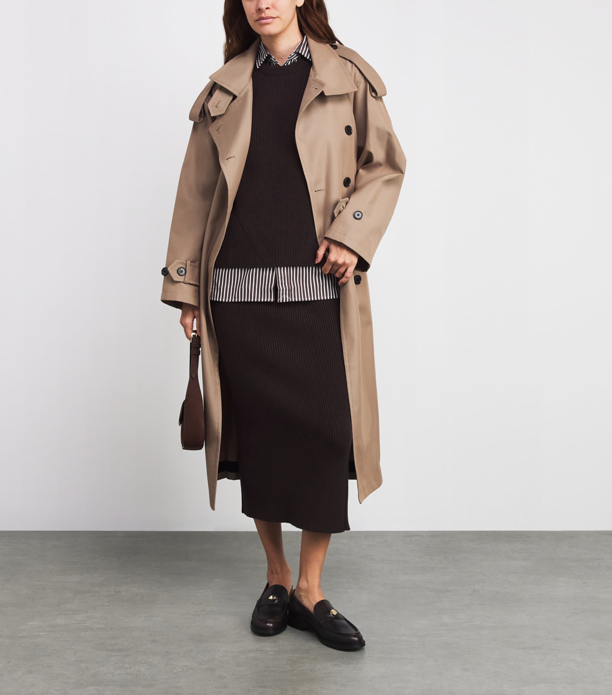 Cashmere-Blend Knitted Tank Top SB7290 MOLASSES Image 2