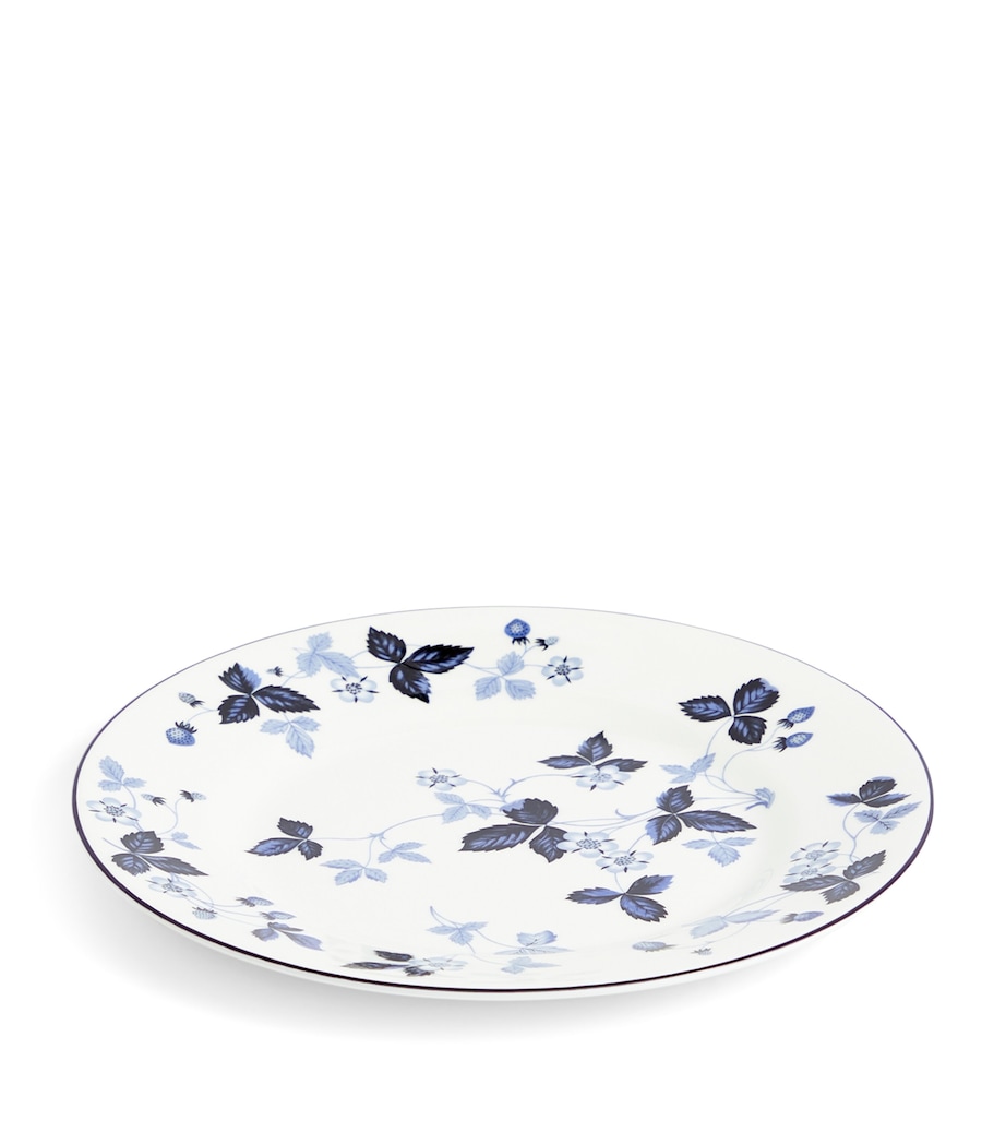 Wild Strawberry Inky Blue Plate (20.5cm) MULTI Image 2
