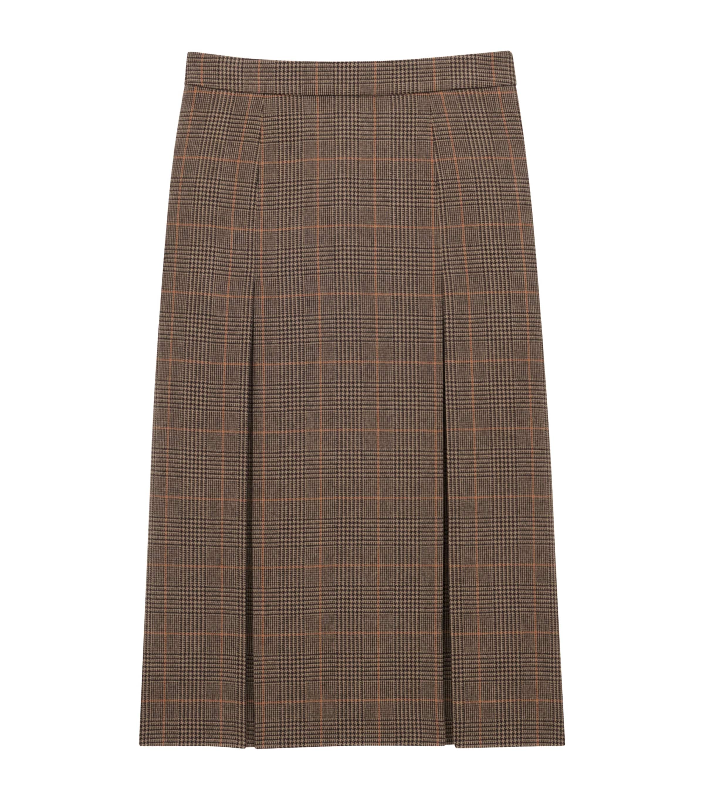 Check Print Midi Skirt 9217 Image 2