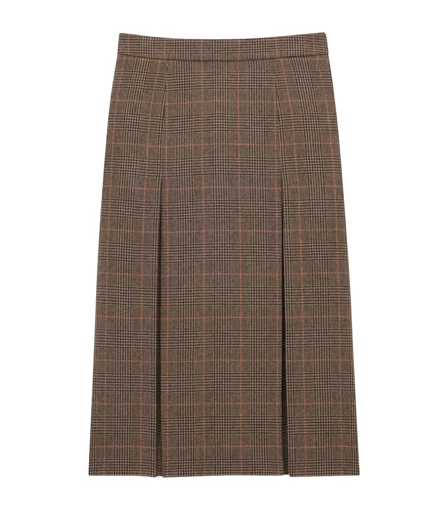 Check Print Midi Skirt 9217 Image 2