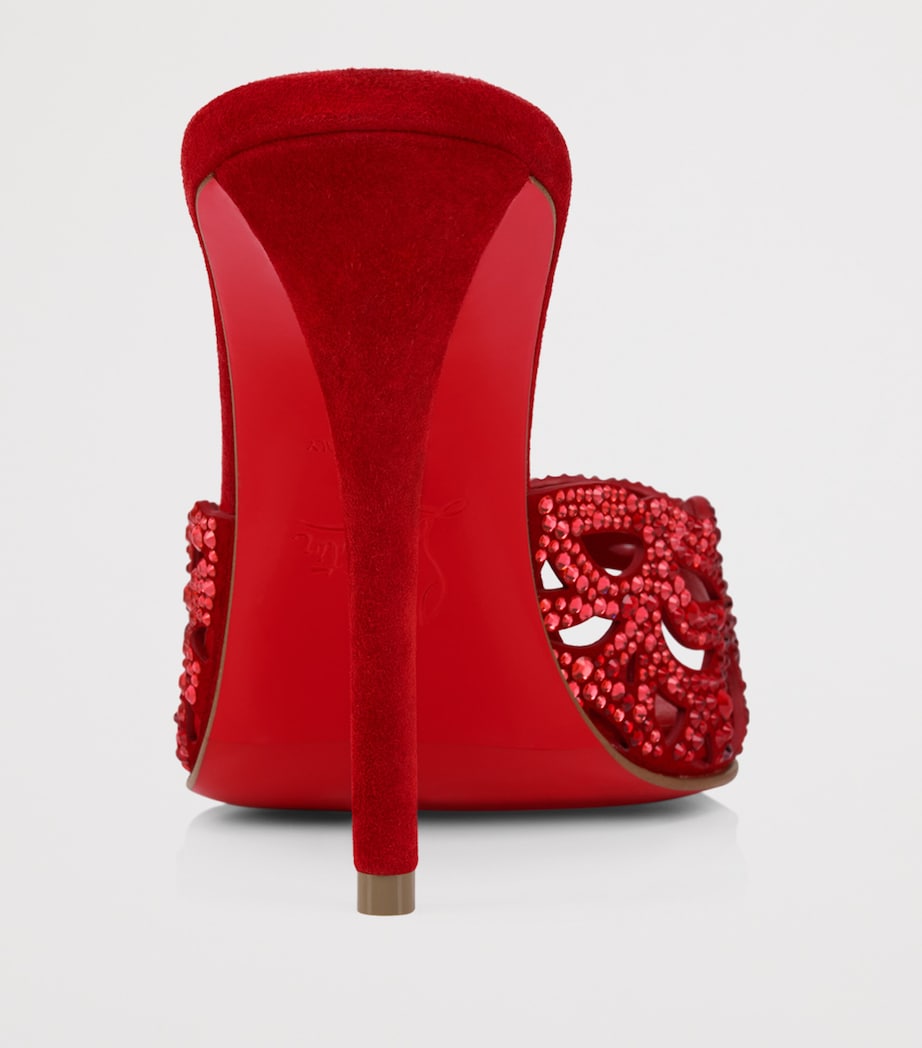 Lasera Strass Heeled Mules 100 R856 Image 5
