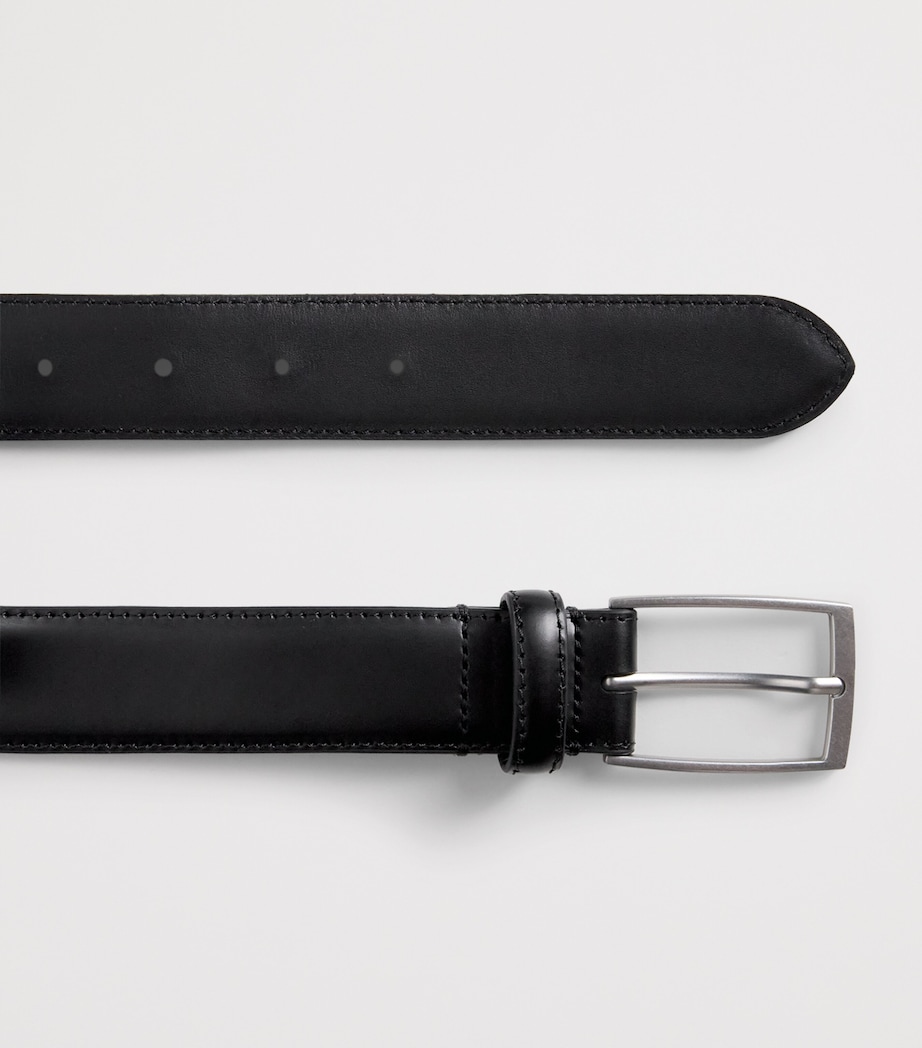 Sandro Paris Leather Buckle Belt Black Image 2