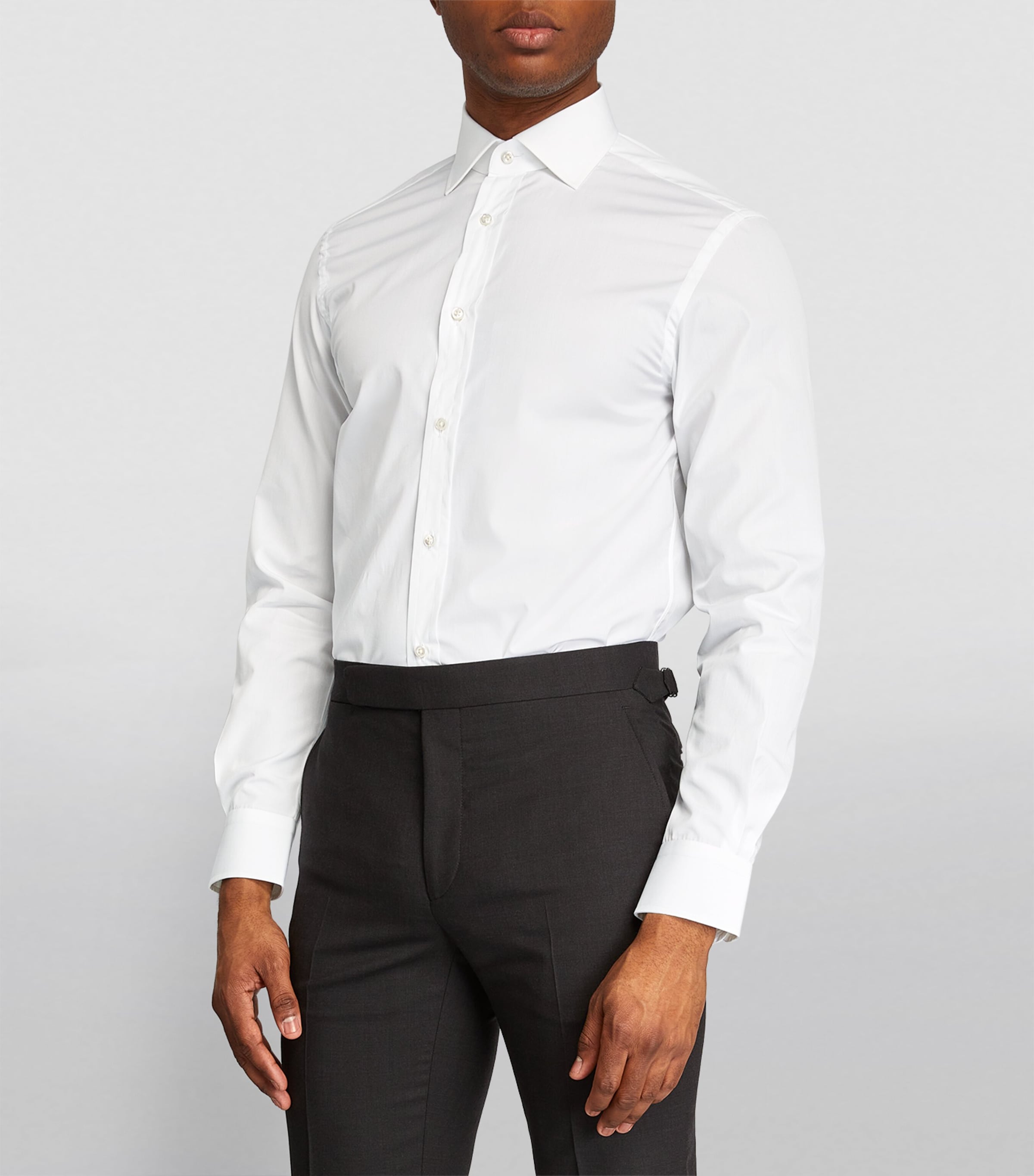 Ralph Lauren Purple Label Mens Evening Shirt White Image 3