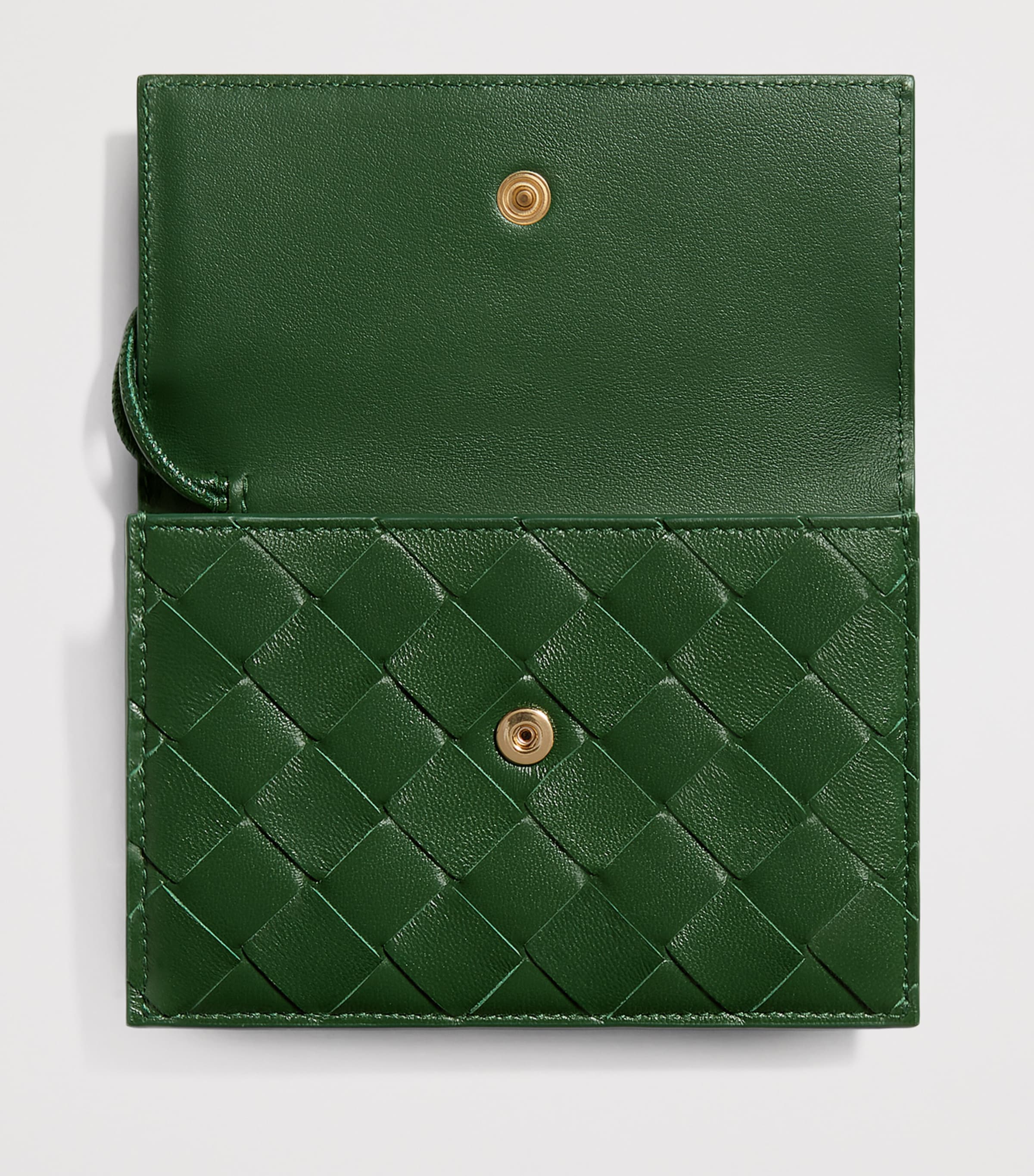 Bottega Veneta Nappa Leather Andiamo Zipped Card Holder Image 2