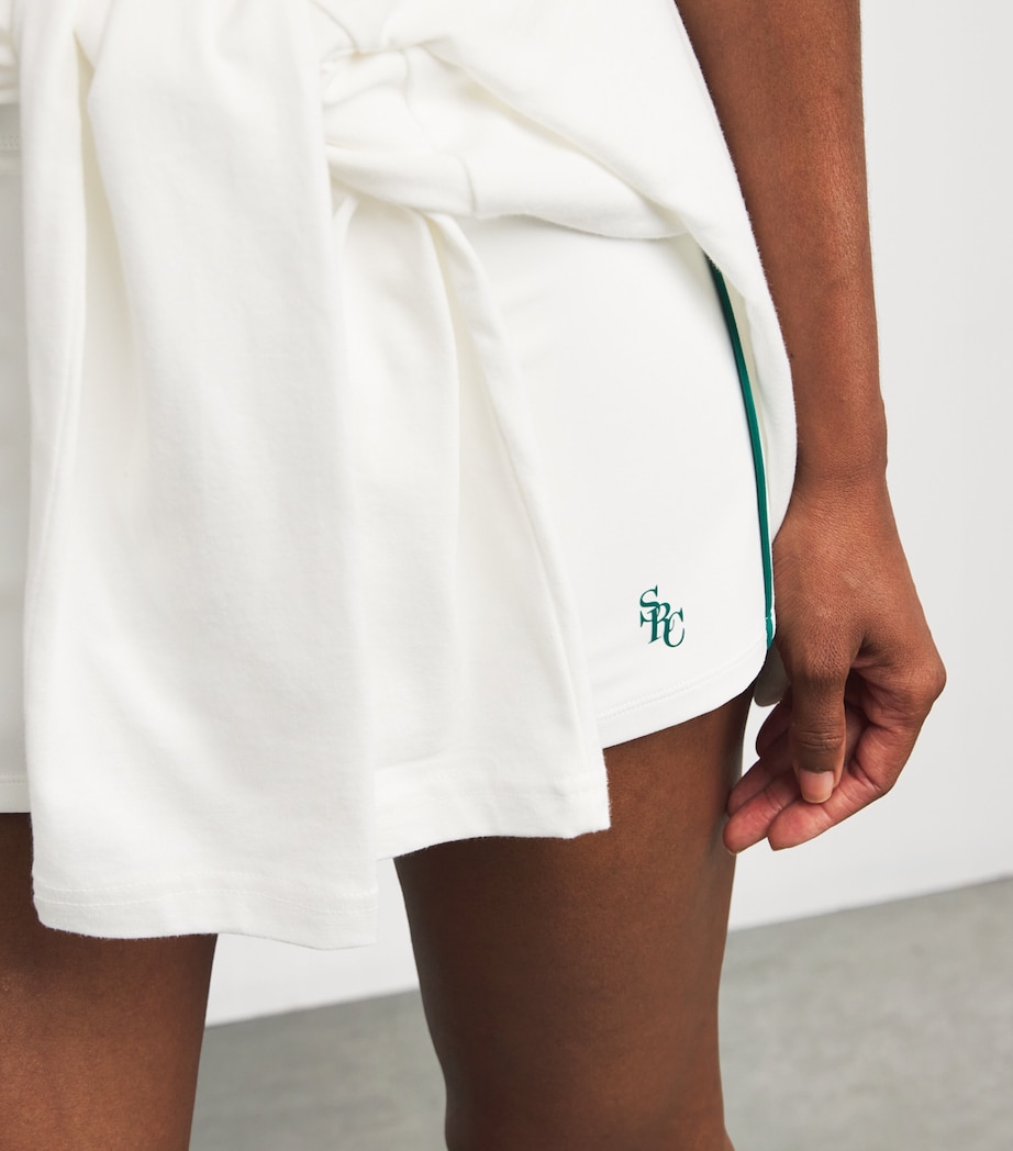 SRC Mini Tennis Skirt WHITE/ALPINE Image 6