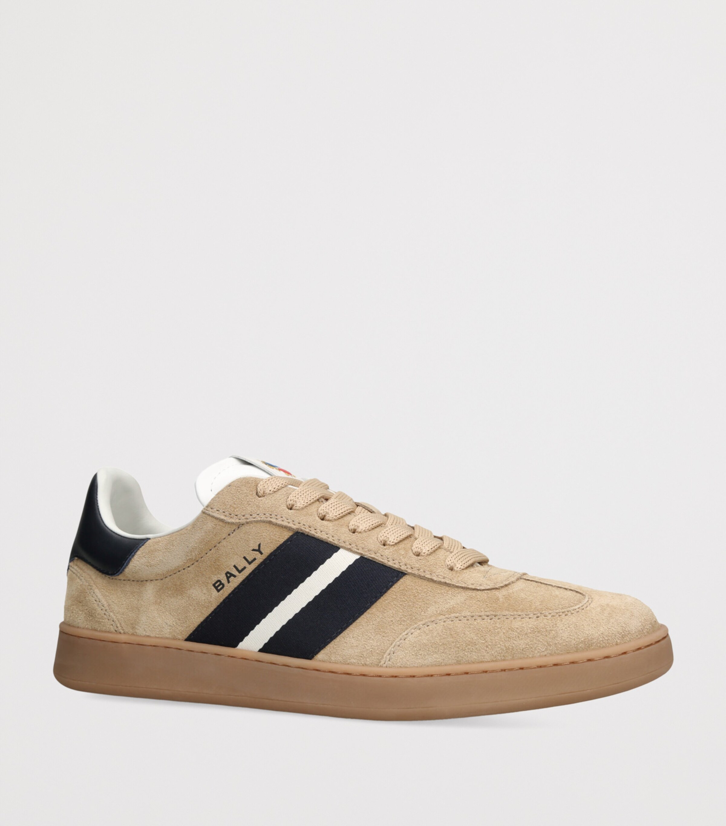 Bally Beige Suede Roget Sneakers | Harrods UK