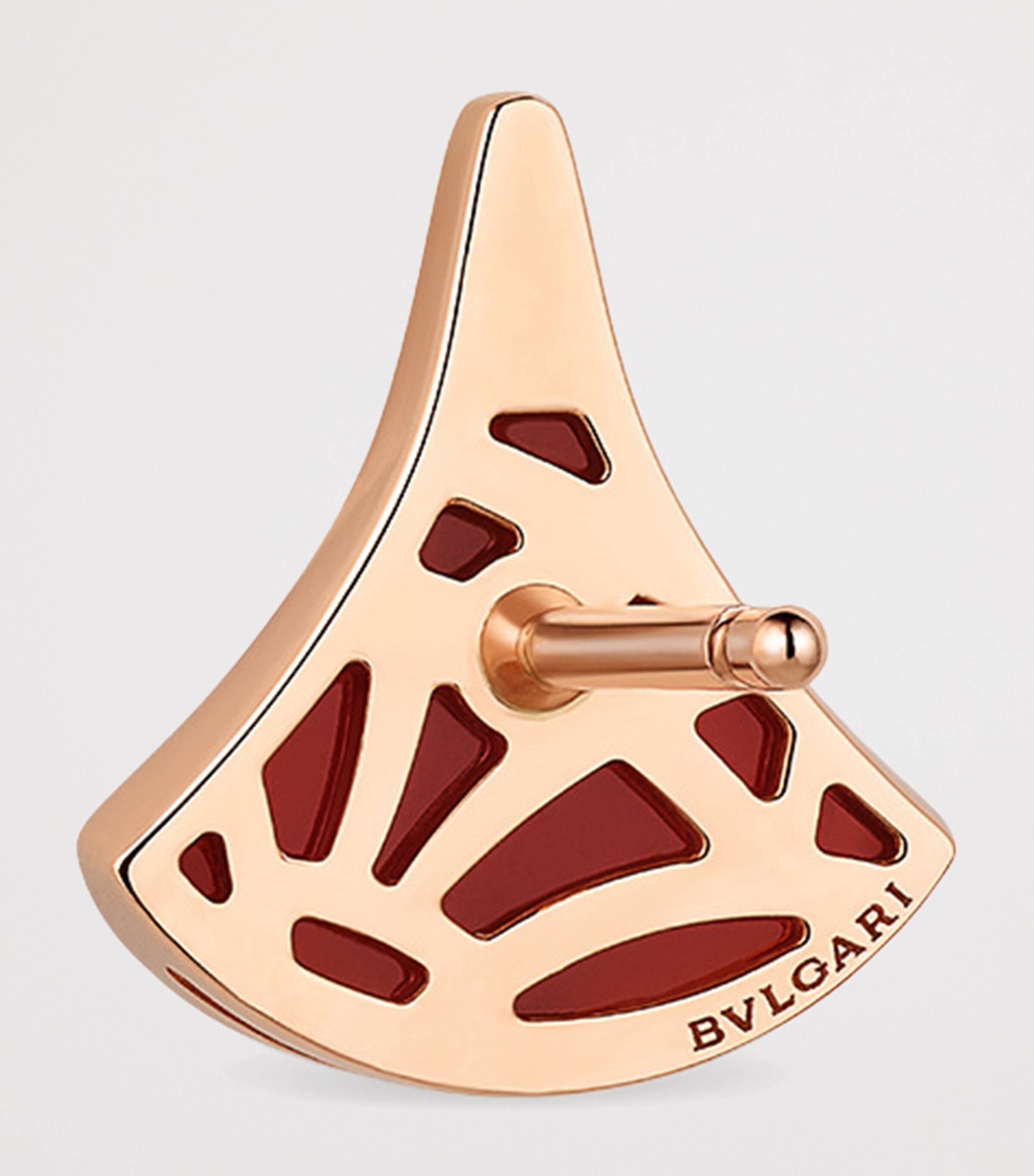 Rose Gold, Diamond and Carnelian Divas’ Dream Earring PINK GOLD Image 3