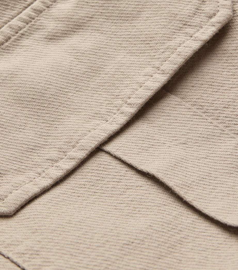 Cotton Drawstring Overshirt 530 SASSO Image 5