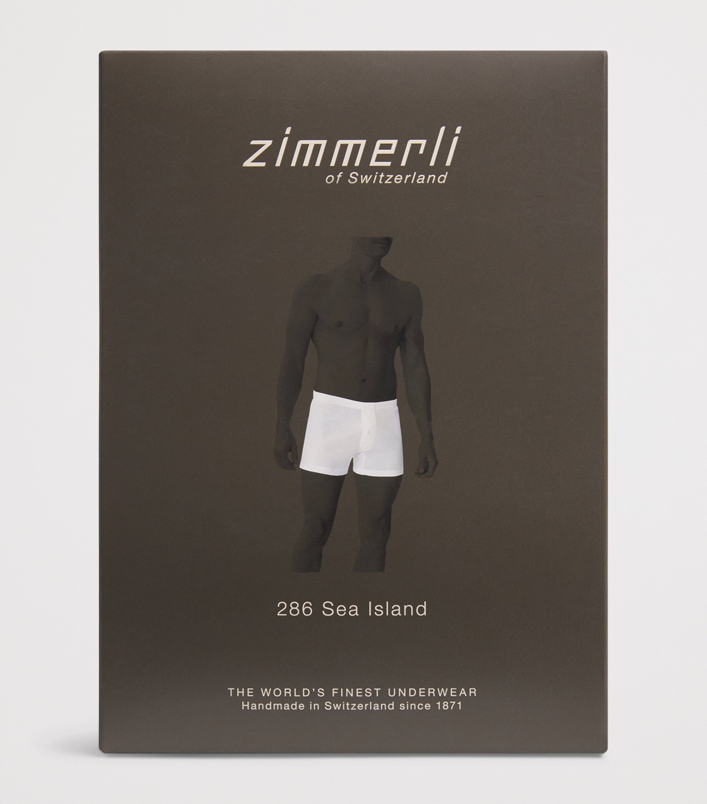 Zimmerli Mens Sea Island Cotton Boxer Shorts Blue Horizon Image 4