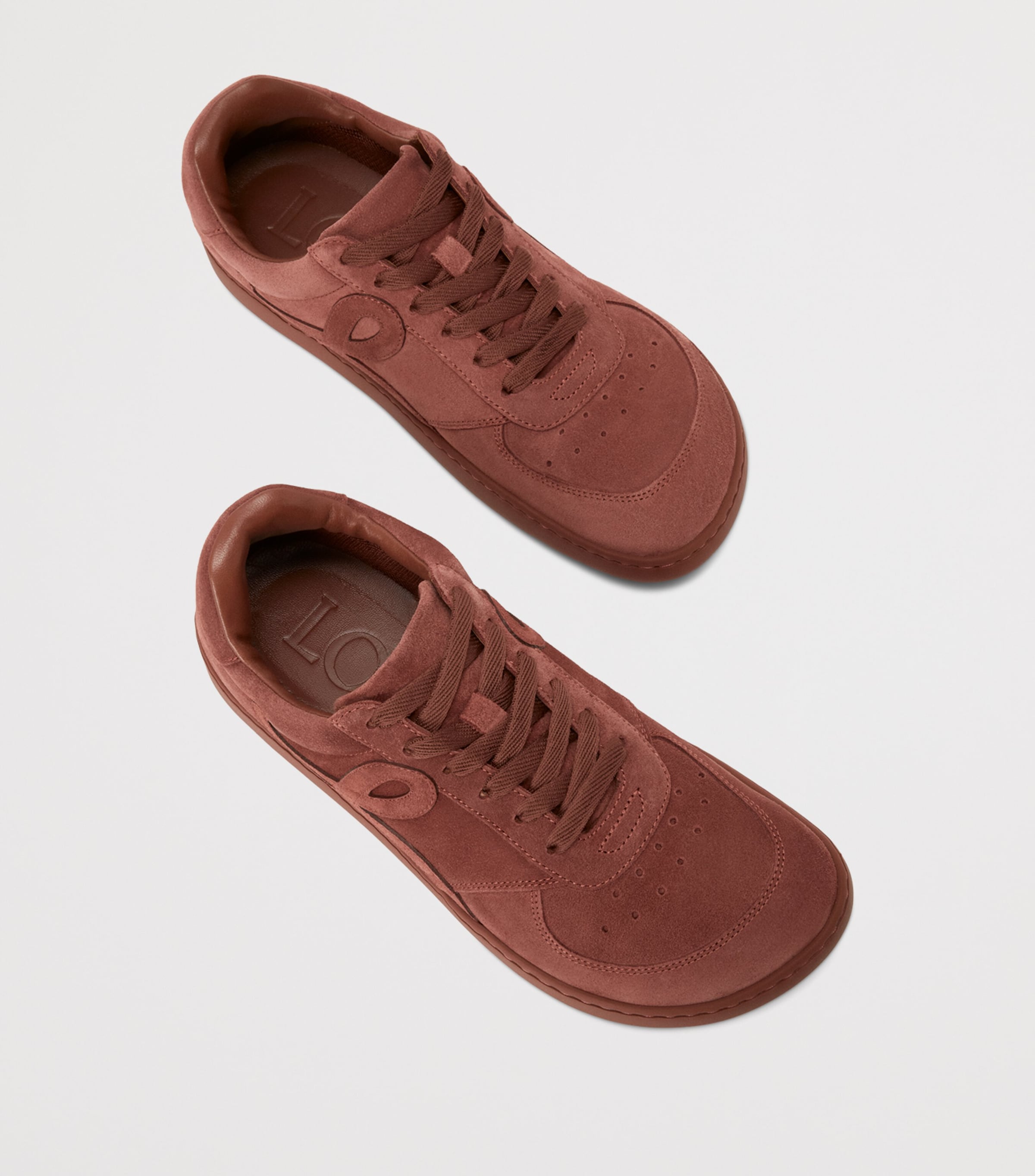 Leather Jambo Sneakers BURNT RED Image 4