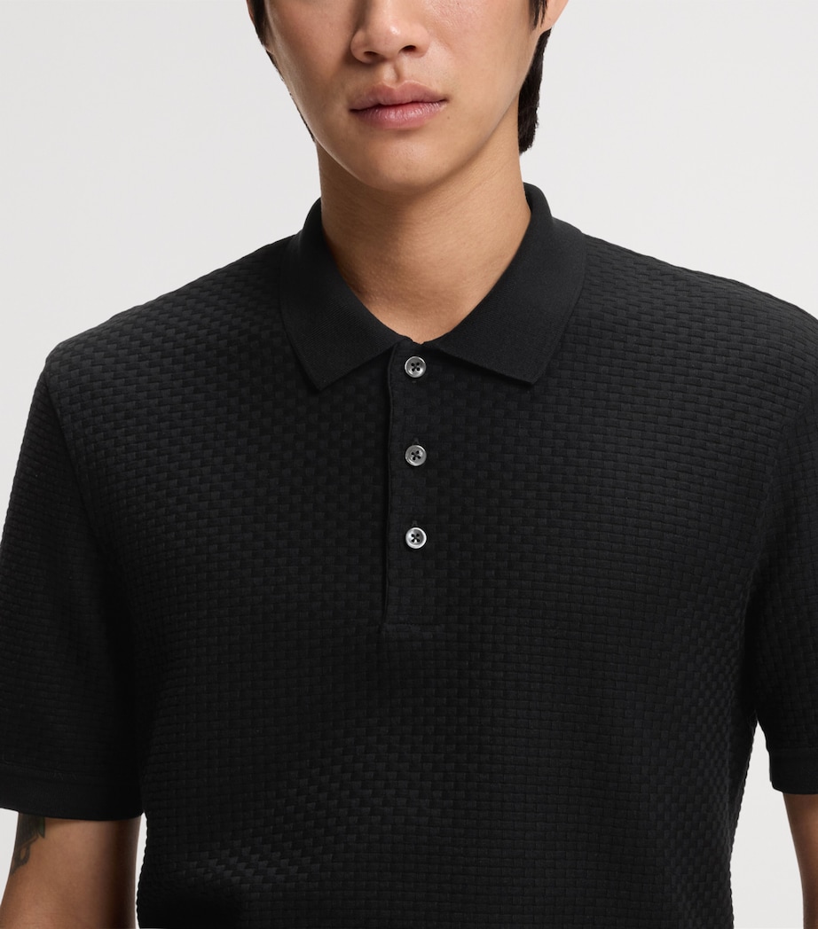 BOSS Mens Cotton Polo Shirt Image 5