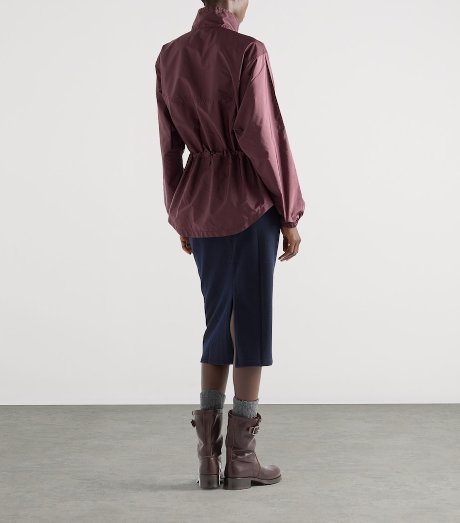 Re-Nylon Drawstring-Waist Jacket F0403 Image 5