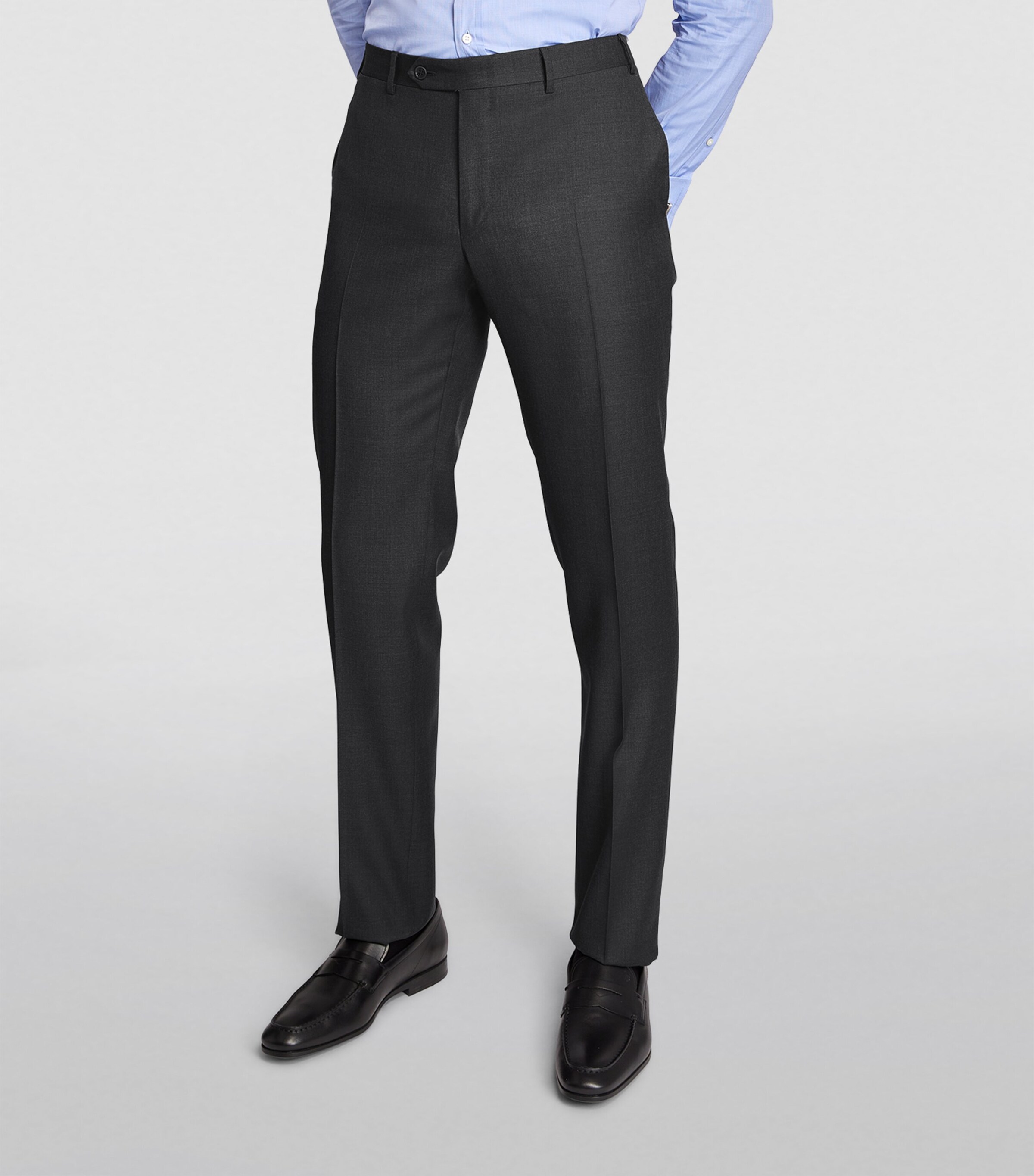 Wool 2-Piece Suit 12- DK GRY Image 11