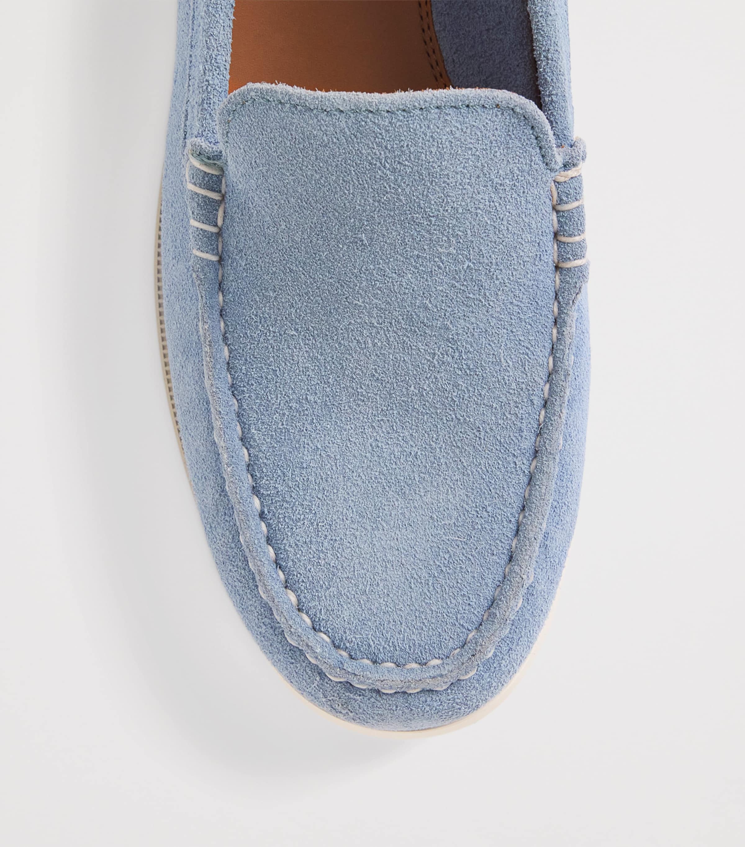 Polo Ralph Lauren Suede Merton Loafers Channel Blue Image 6