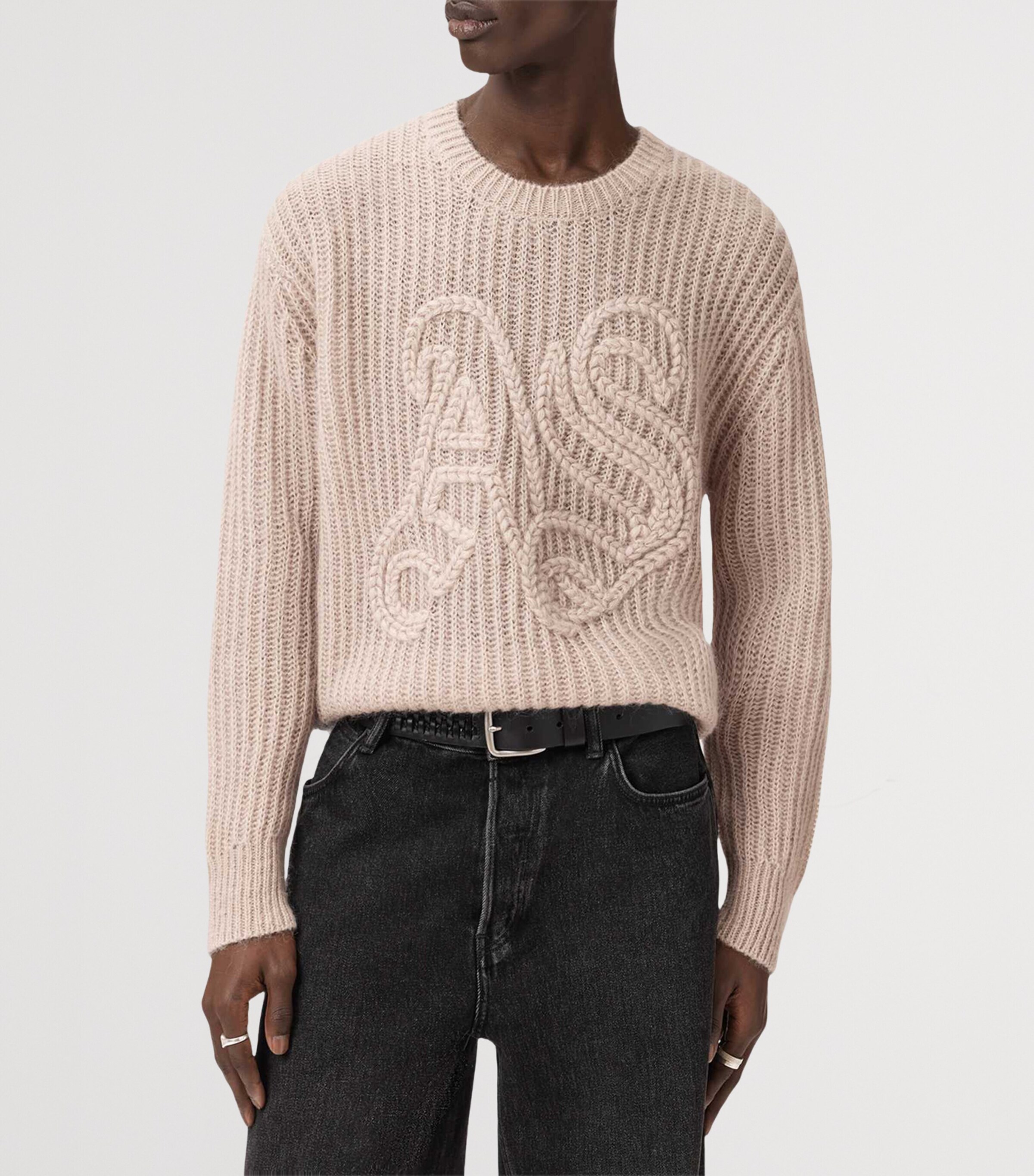 Embroidered Chainy Sweater DUSK BROWN Image 6