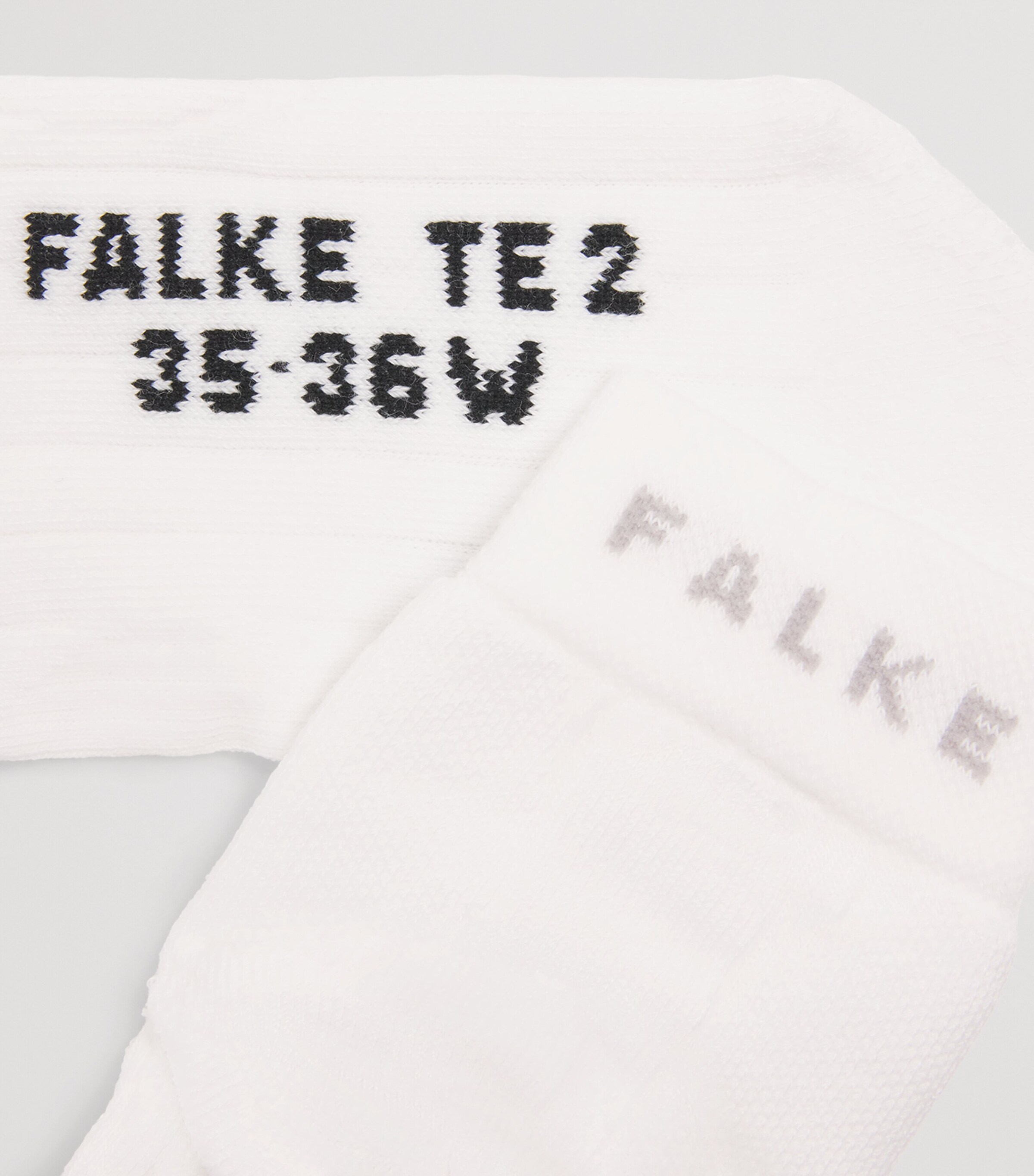 Falke Womens TE2 Tennis Socks White Image 2