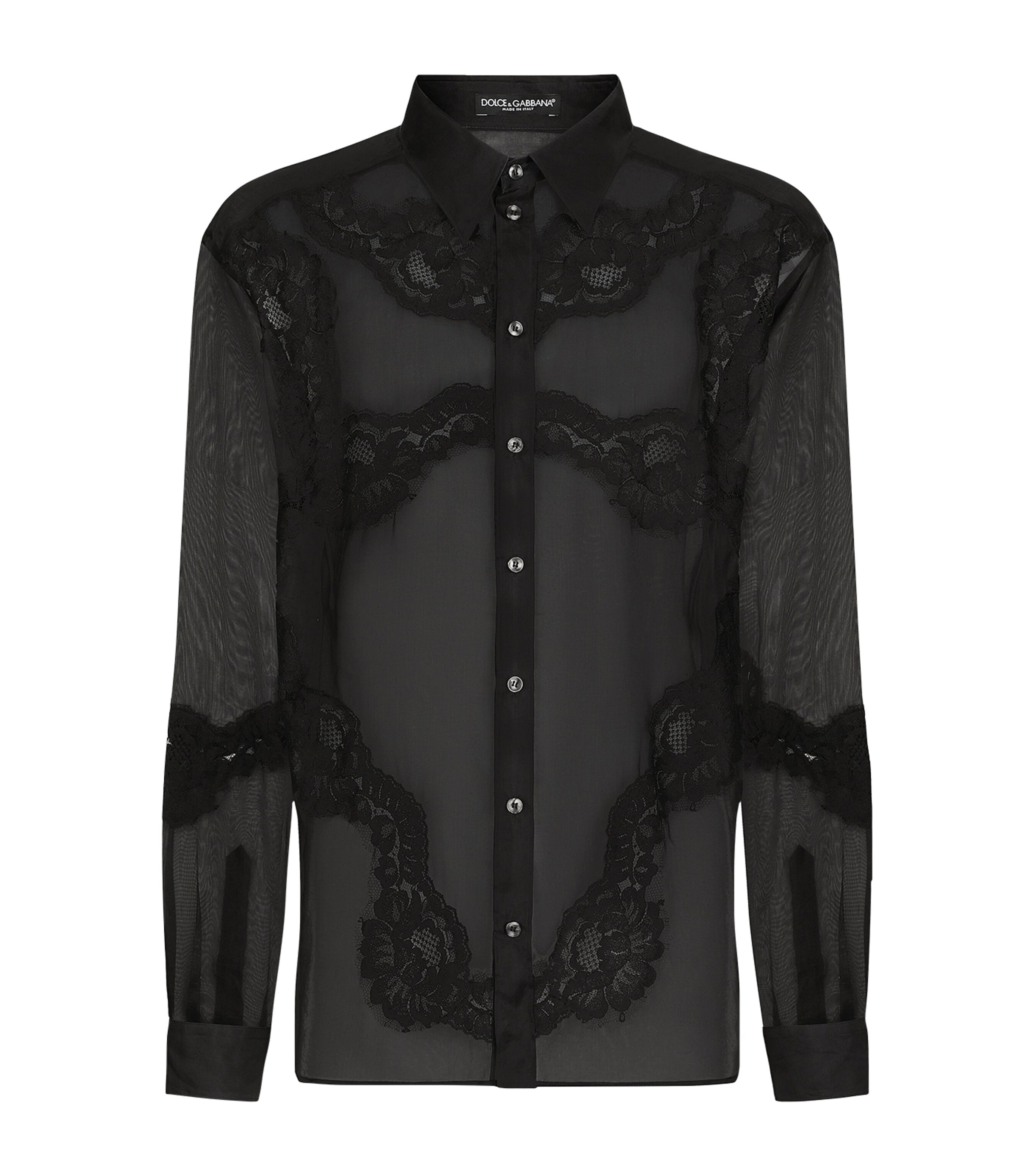 Dolce & Gabbana Lace-trim Shirt