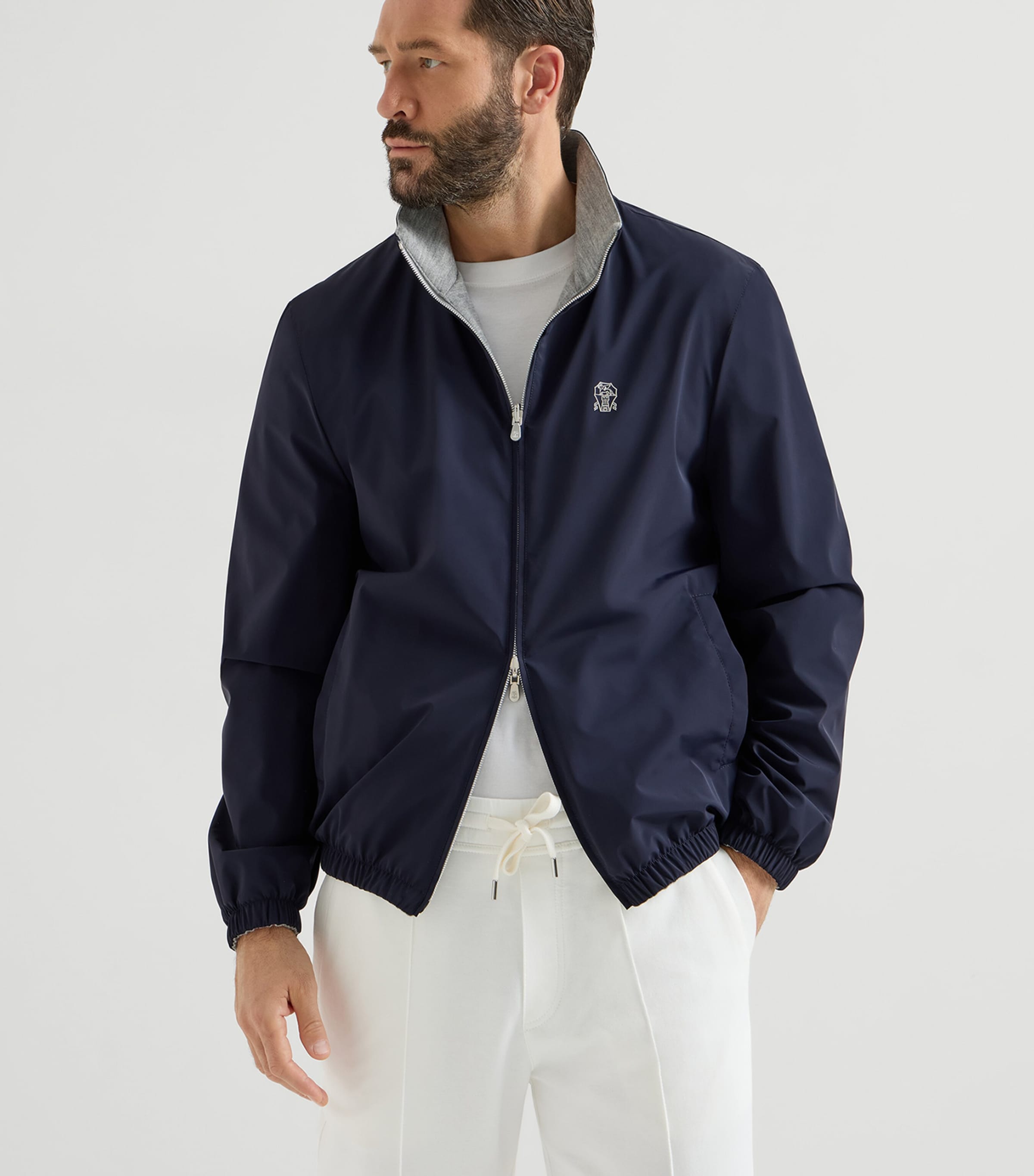 Reversible Logo Jacket CKM43 Image 3