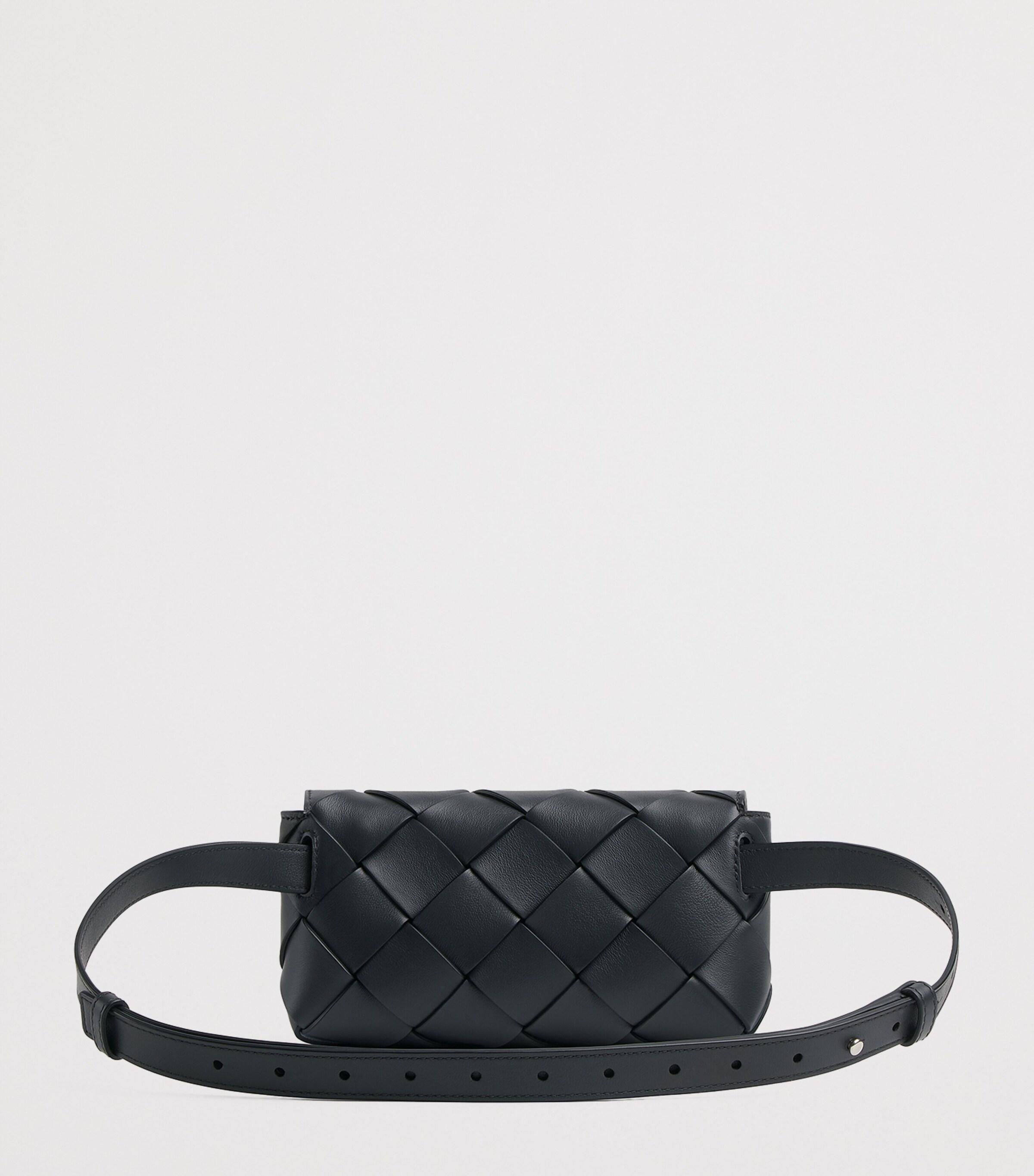 Bottega Veneta Leather Intreccio Diago Belt Bag Image 4