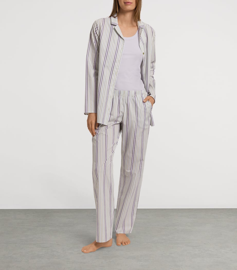 Cotton Stripe Pyjama Trousers BERYL STRIPE Image 5