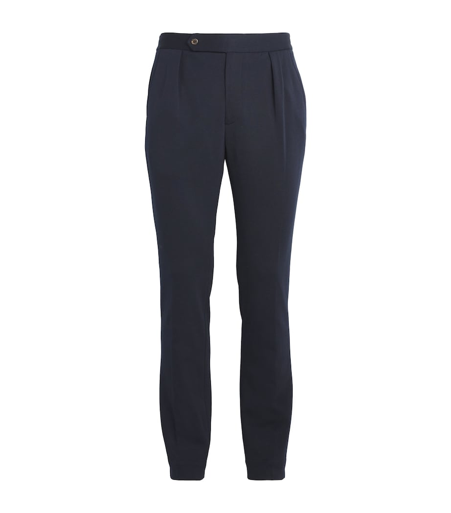 Double-Knit Tailored Trousers NAVY Image 1