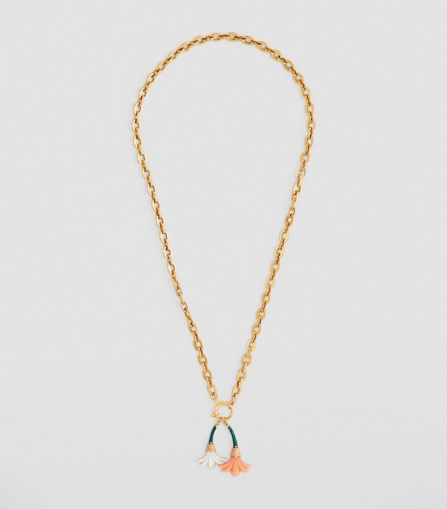 L'ATELIER NAWBAR Yellow Gold, Diamond and Gemstone Psychedeliah Earrings Yellow Gold Image 2