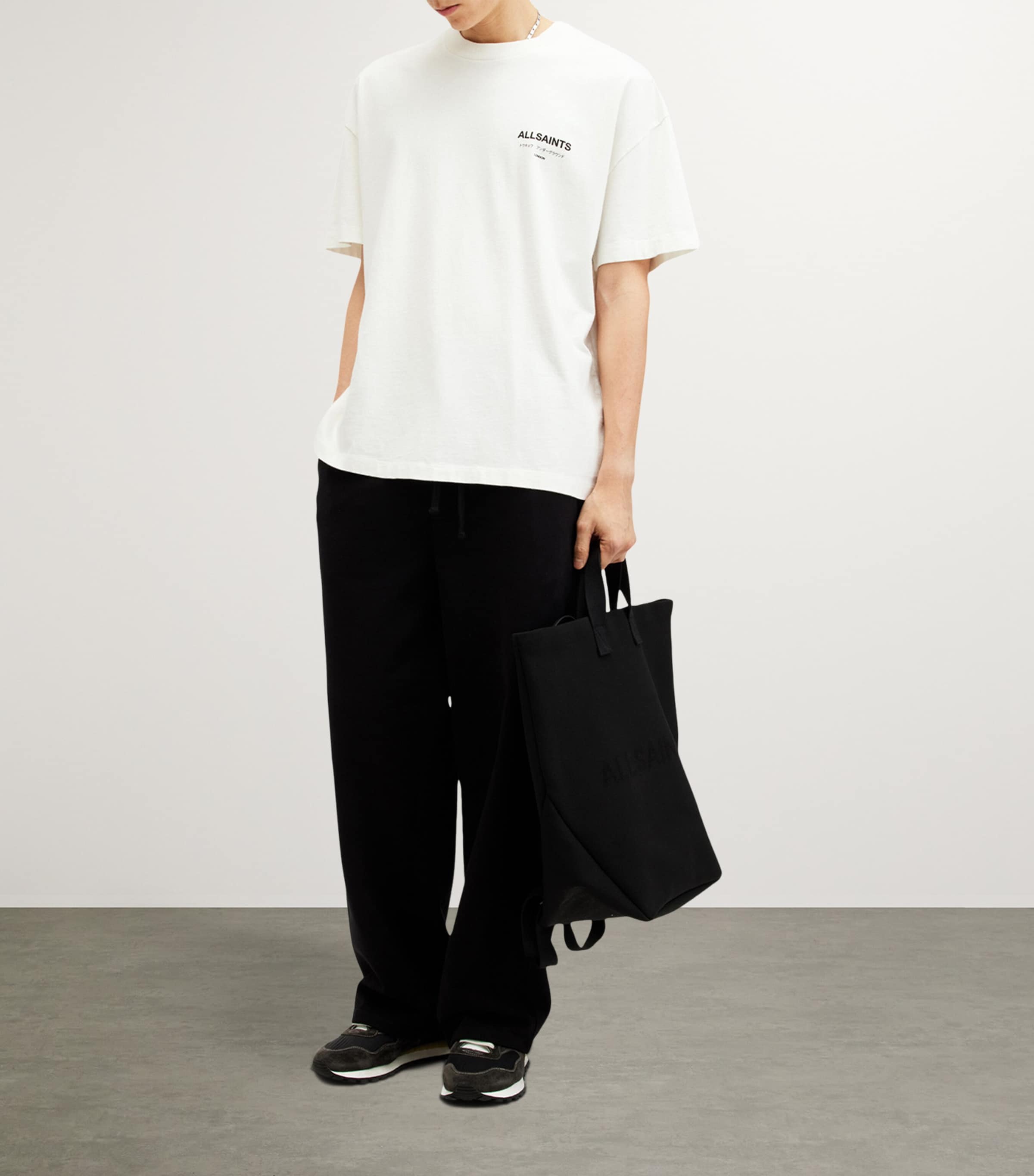 Organic Cotton Underground T-Shirt ASHEN WHITE Image 2