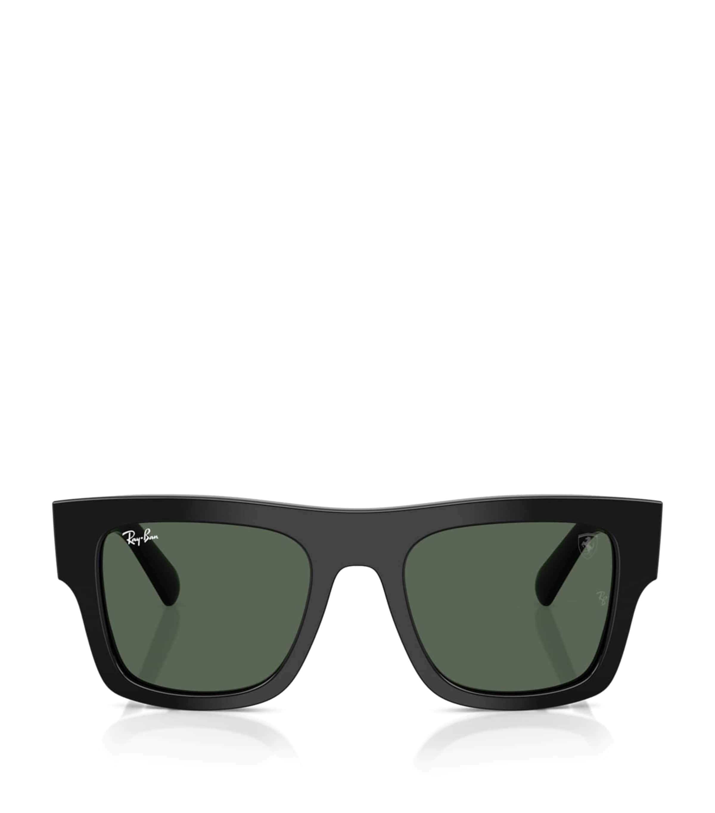 Ray Ban X Scuderia Ferrari Rb2217m Square Sunglasses In Black