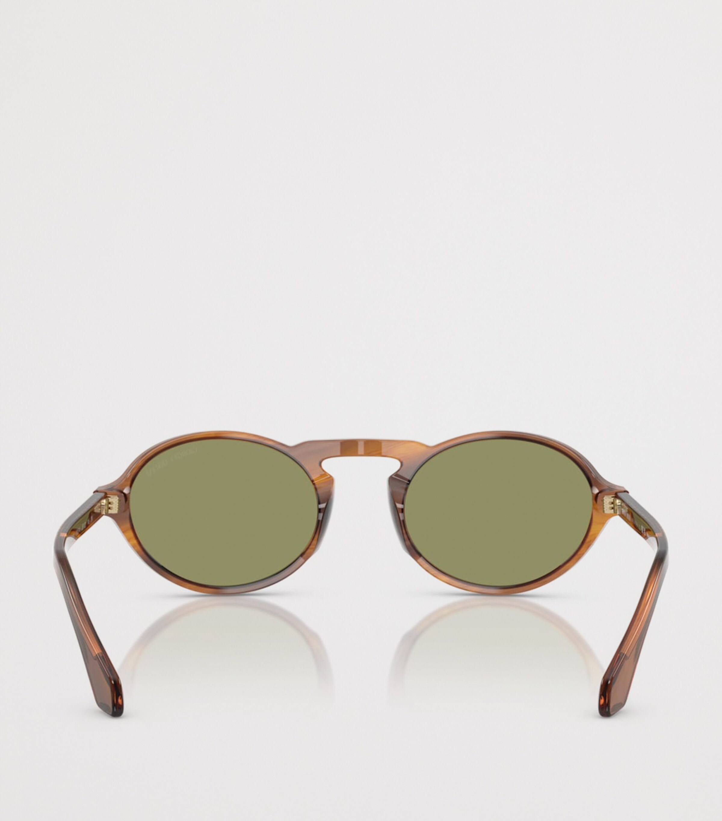 Giorgio Armani Tortoiseshell Oval Sunglasses Image 4