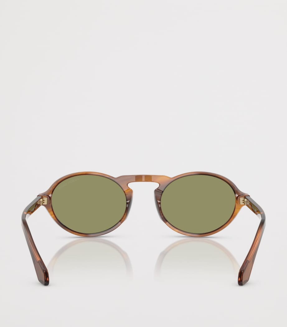 Giorgio Armani Tortoiseshell Oval Sunglasses Image 4