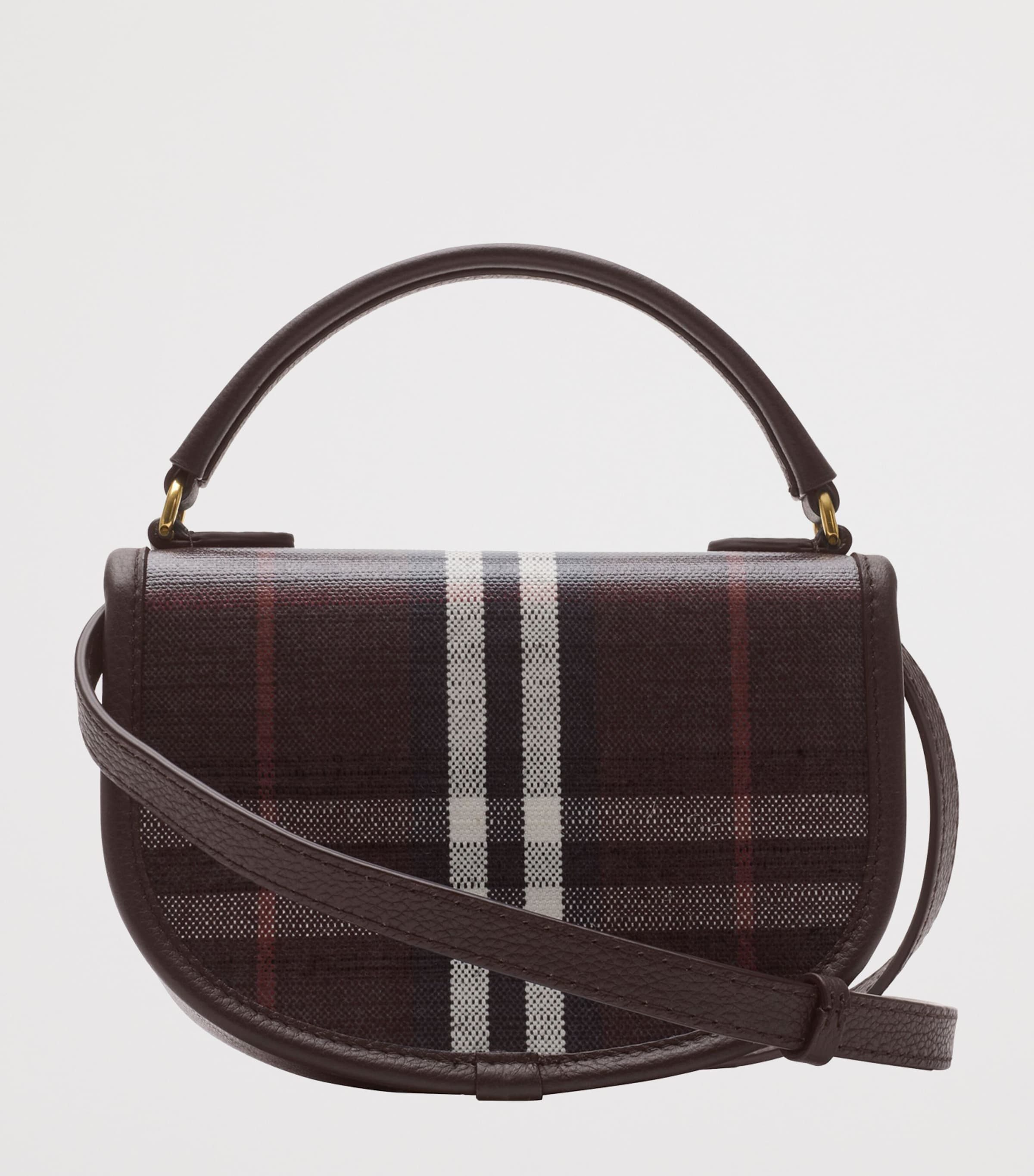 Mini Canvas Highlands Cross-Body Bag​ MAHOGANY Image 5