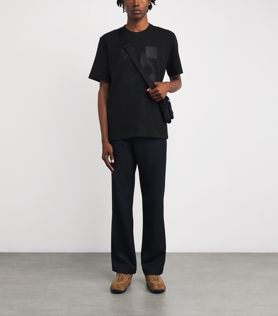 Rubberised Logo T-Shirt BLACK - 292 Image 2