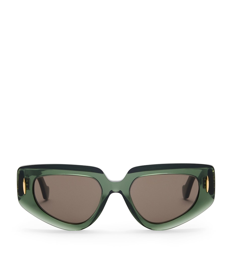 Small Butterfly Screen Sunglasses DARK GREEN Image 1