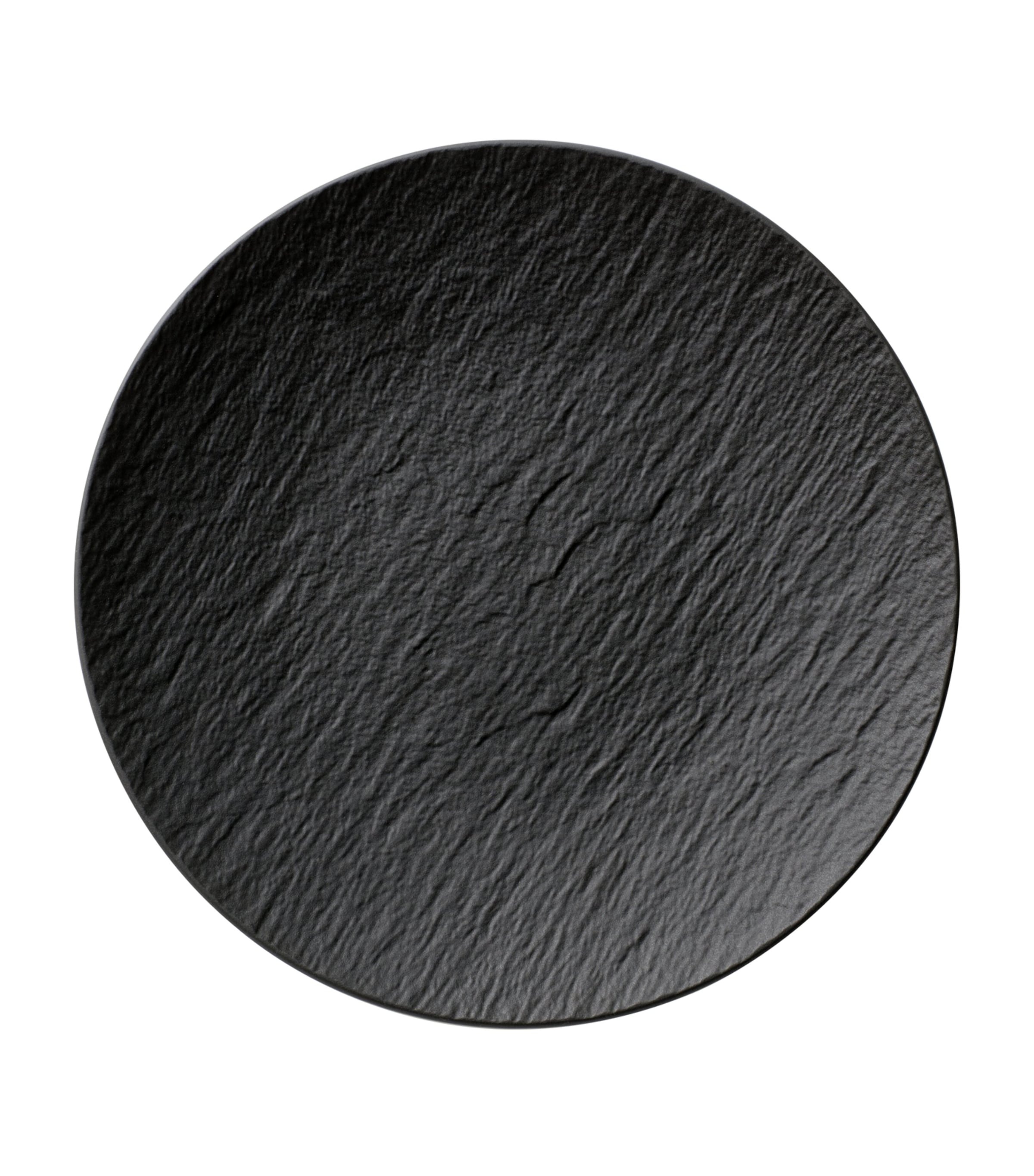 Villeroy & Boch Manufacture Rock Universal Coupe Plate (25cm) Black Image 1