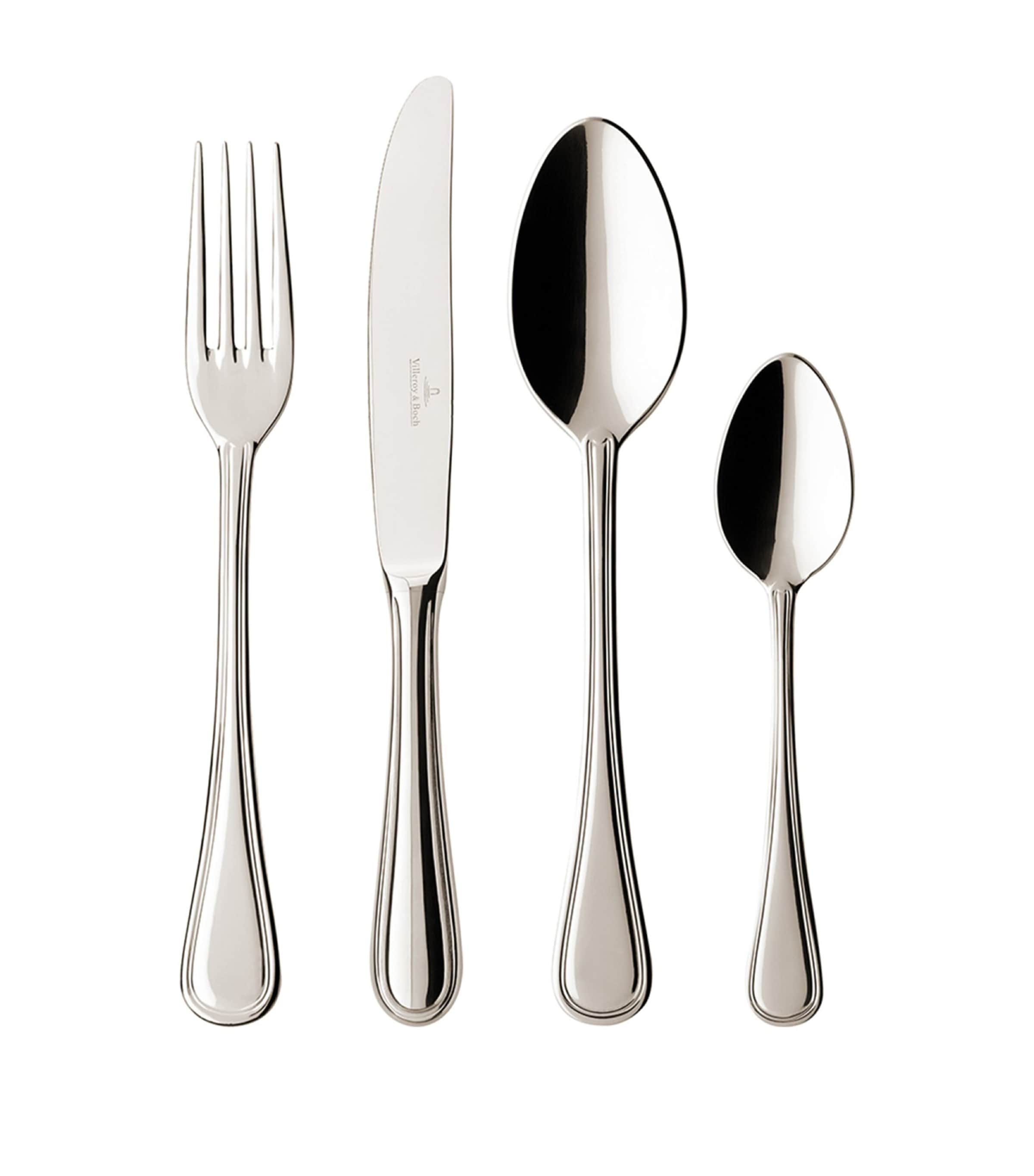 Villeroy & Boch Neufaden Merlemont 24-piece Stainless-steel Cutlery Set In Silver