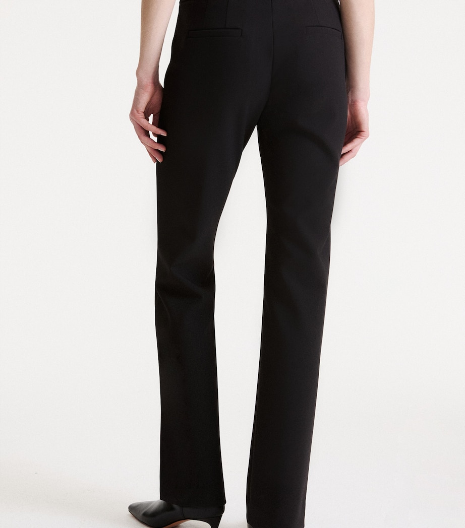Marella Womens Flared Trousers Black Image 3