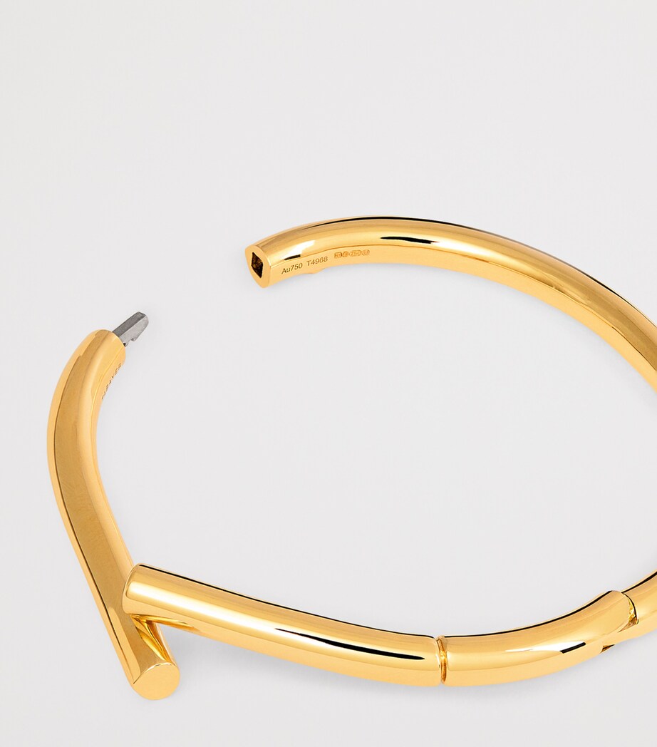 Yellow Gold and Emerald Oera Bangle YELLOW GOLD Image 4