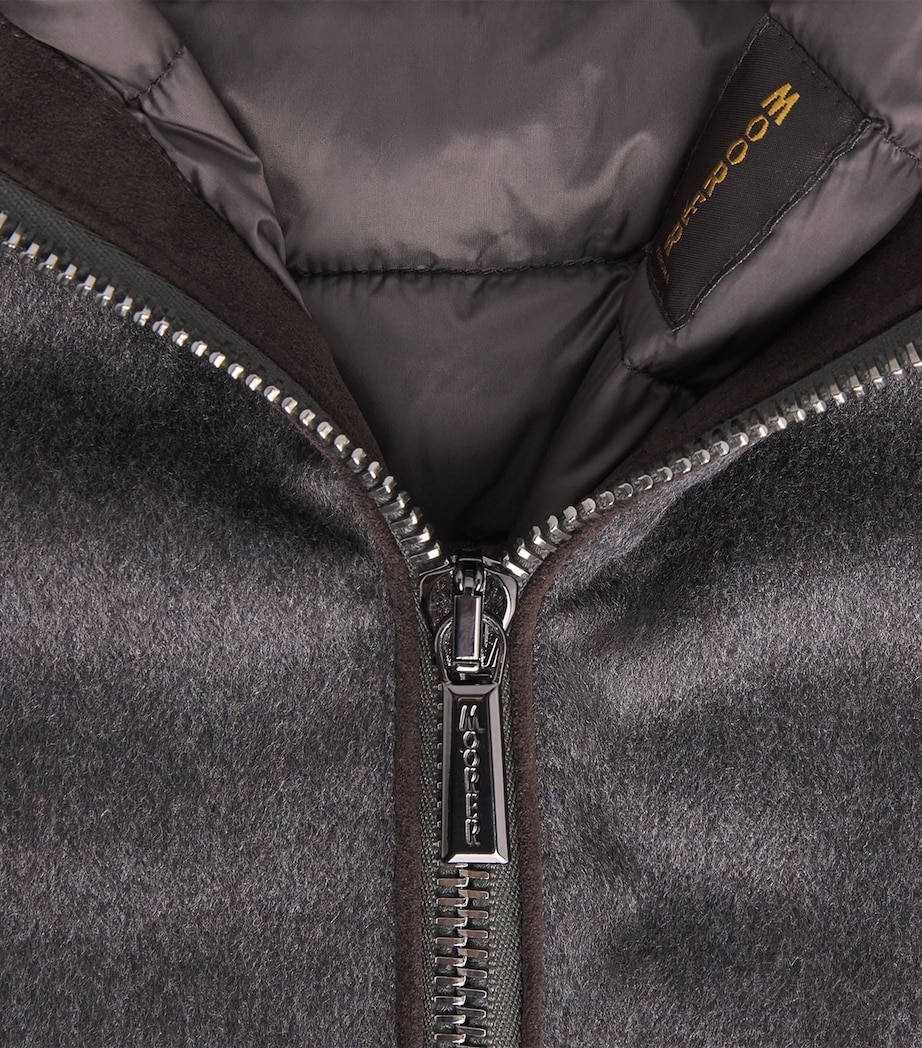 Moorer Mens Cashmere Bellati Down Jacket Moro Image 7