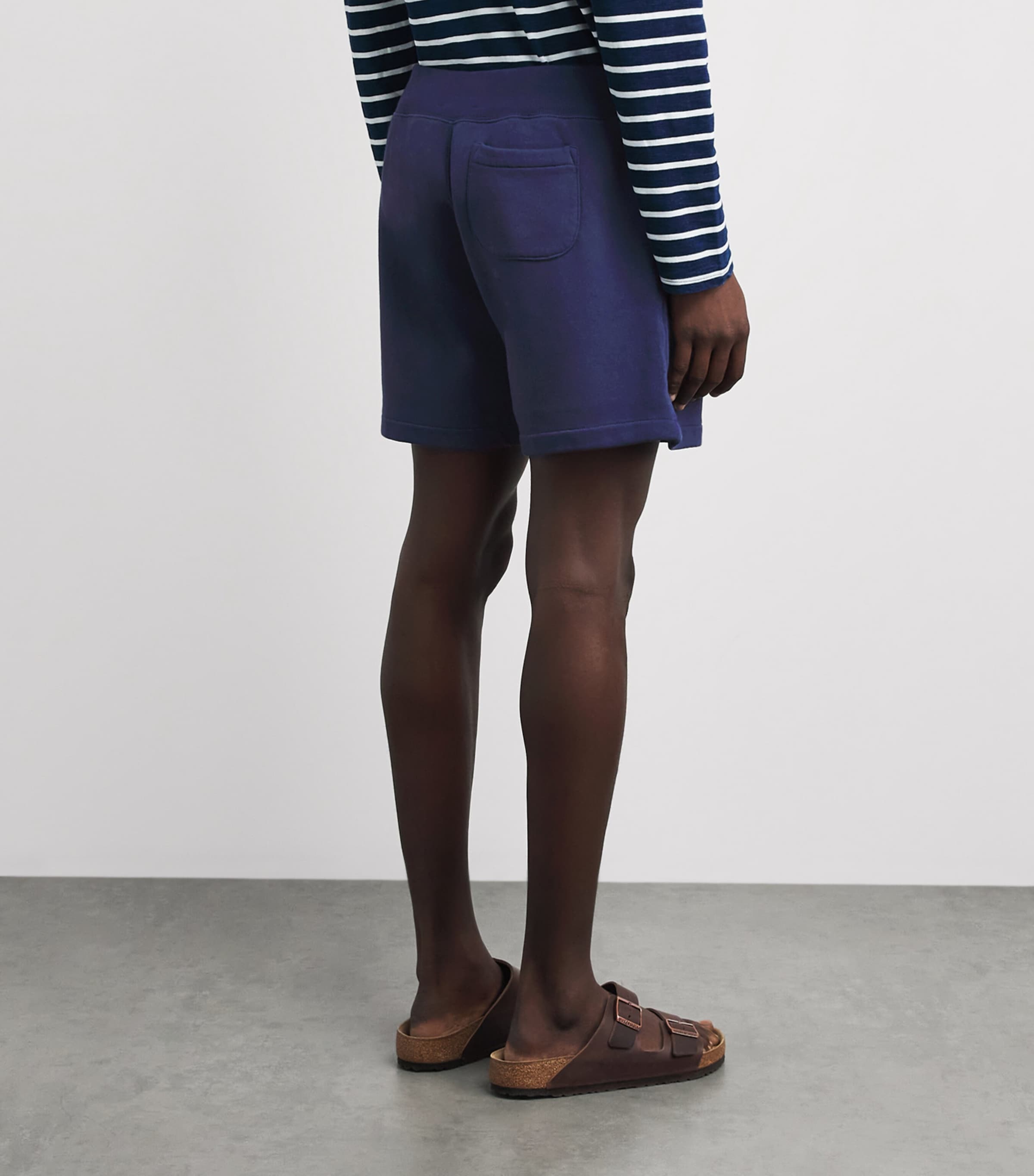 Polo Ralph Lauren Mens Cotton-Blend Beach Club Shorts Dark Cobalt Image 5